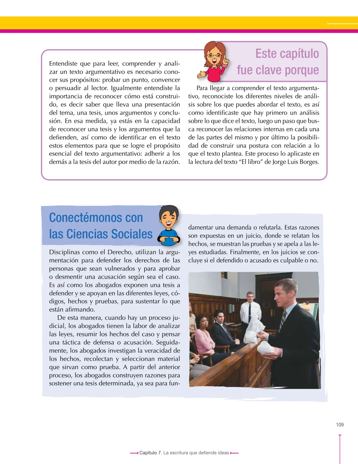 Página 109 de Lenguaje 7° · Secundaria Activa