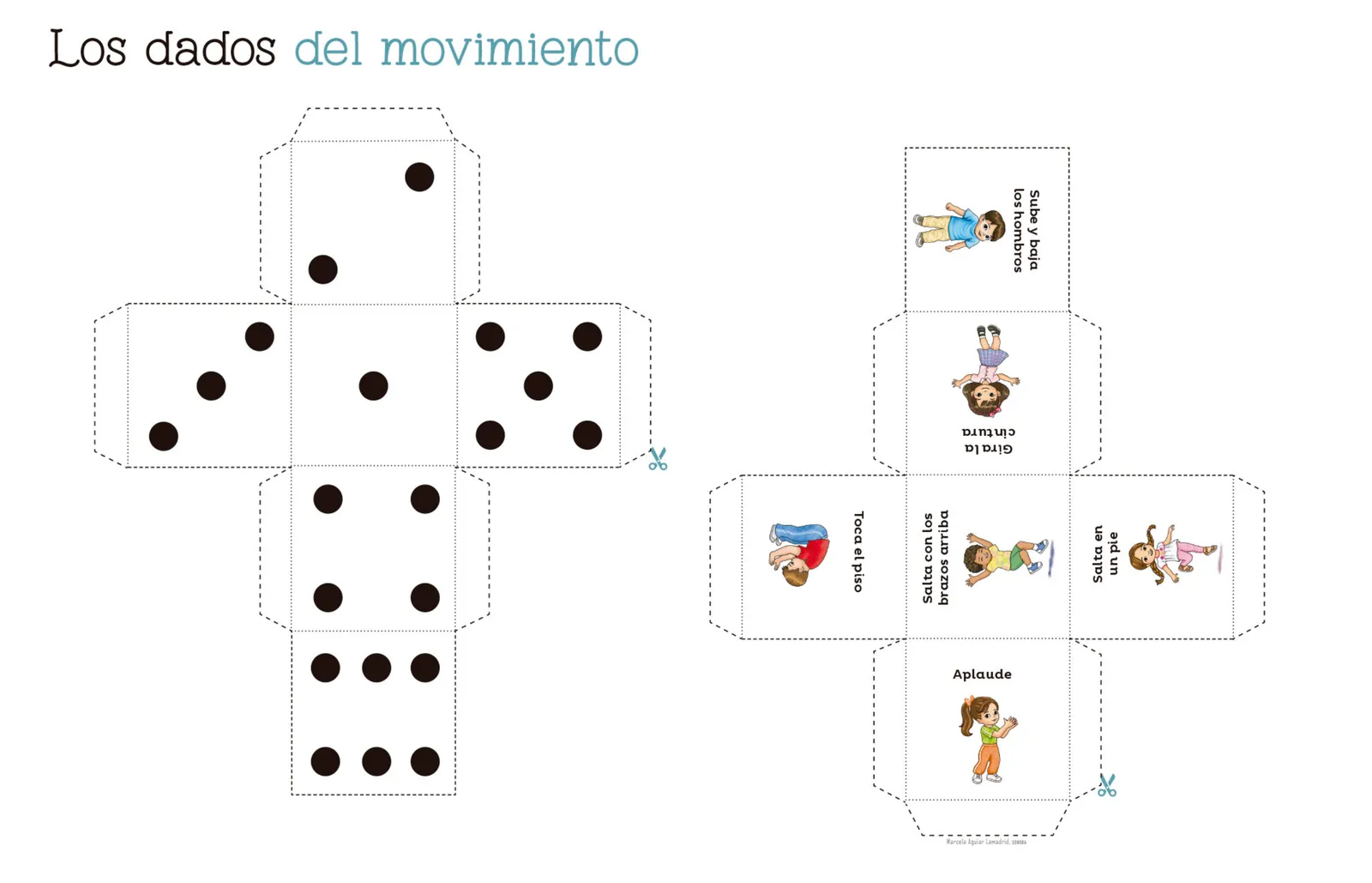 Página 44 de Jugar e imaginar con mi material manipulable de Preescolar. Libro de Educación Preescolar Grado 2° Ciclo Escolar 2025 - 2026
