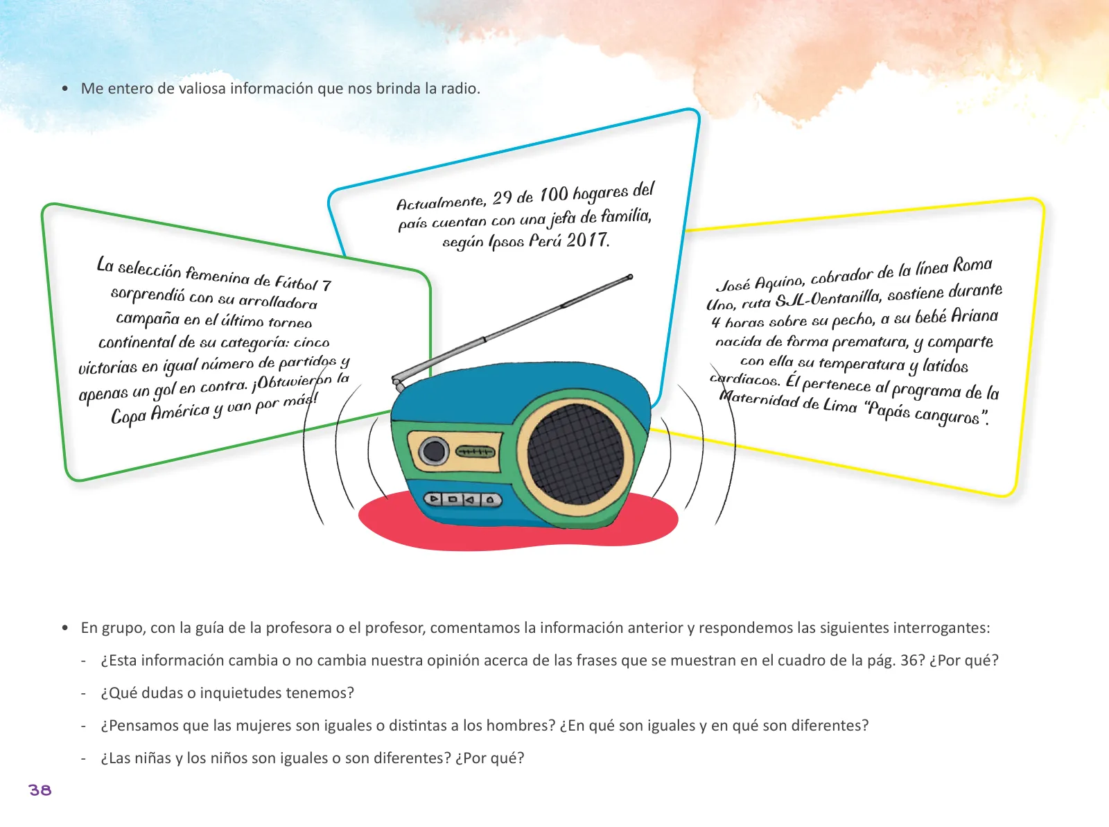 Página 40 de Cuadernillo de Tutoría Cuarto Grado Educación Primaria 2019 · 2019