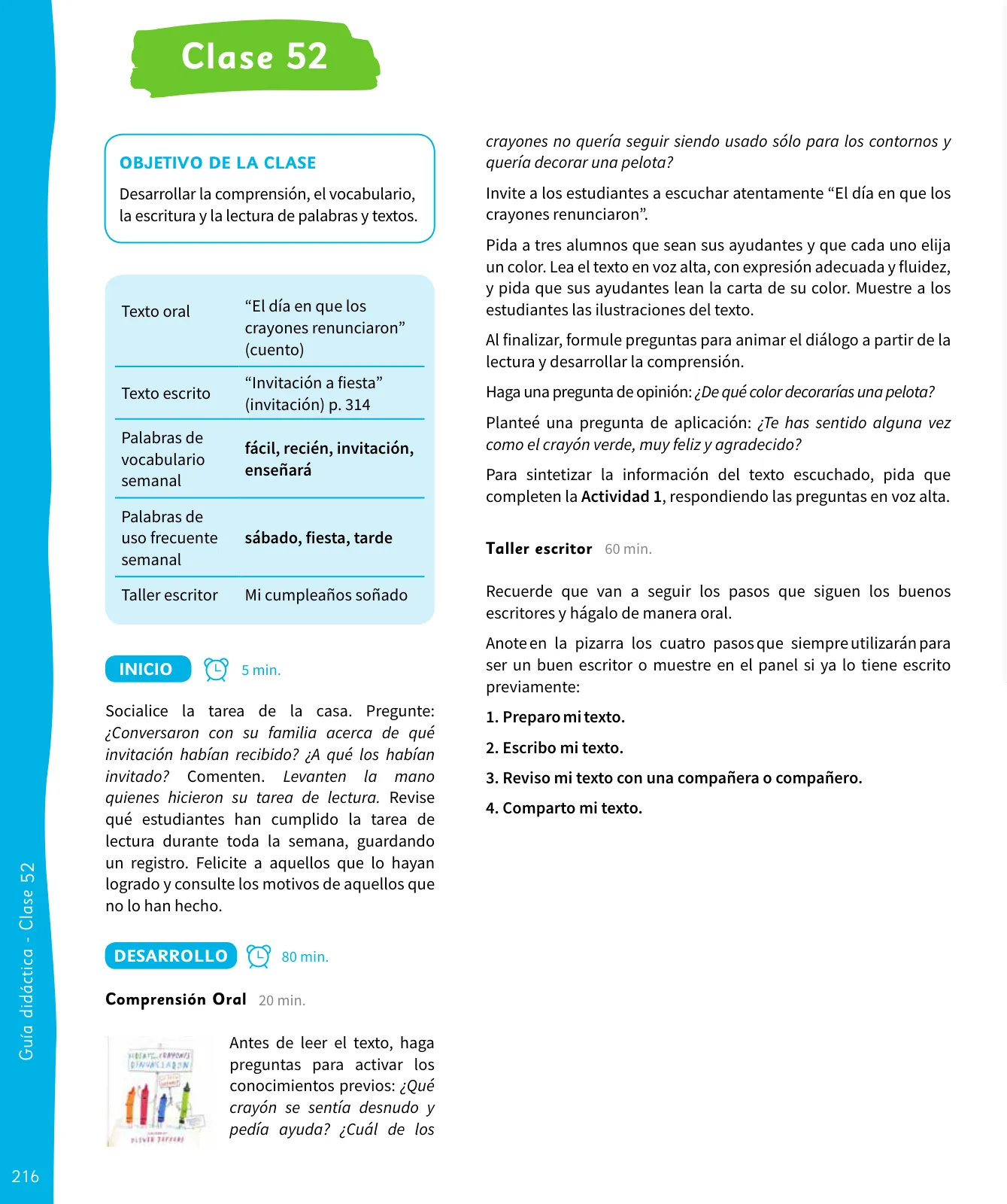 Miniatura página 217 de Lenguaje y Comunicación – Segundo Básico – Texto del Estudiante MINEDUC – Descargar PDF · 2024