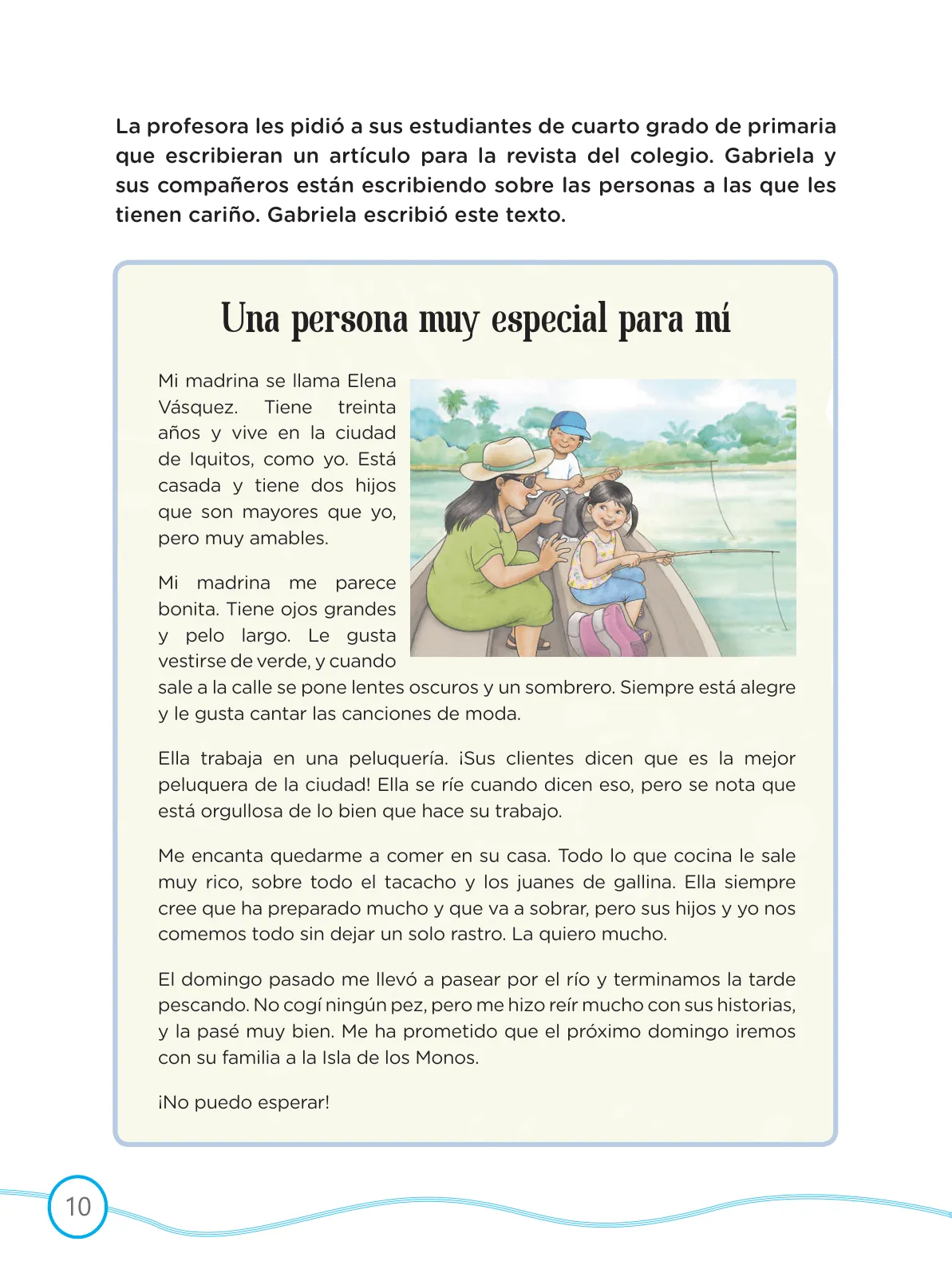 Miniatura página 10 de Kit de evaluación Proceso 2 Demostrando lo que aprendimos : Comunicación, segundo trimestre, ﻿Cuarto grado - Primaria · 2019