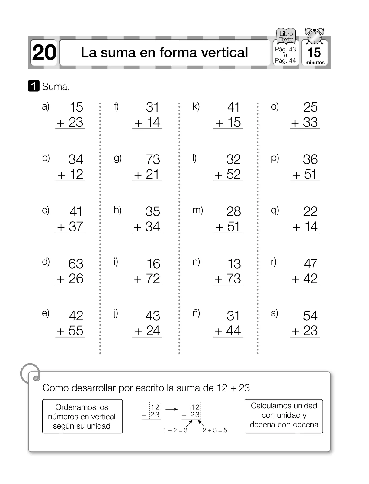 Página 21 de Sumo Primero – Segundo Básico | Texto del Estudiante MINEDUC – Descargar PDF · 2024