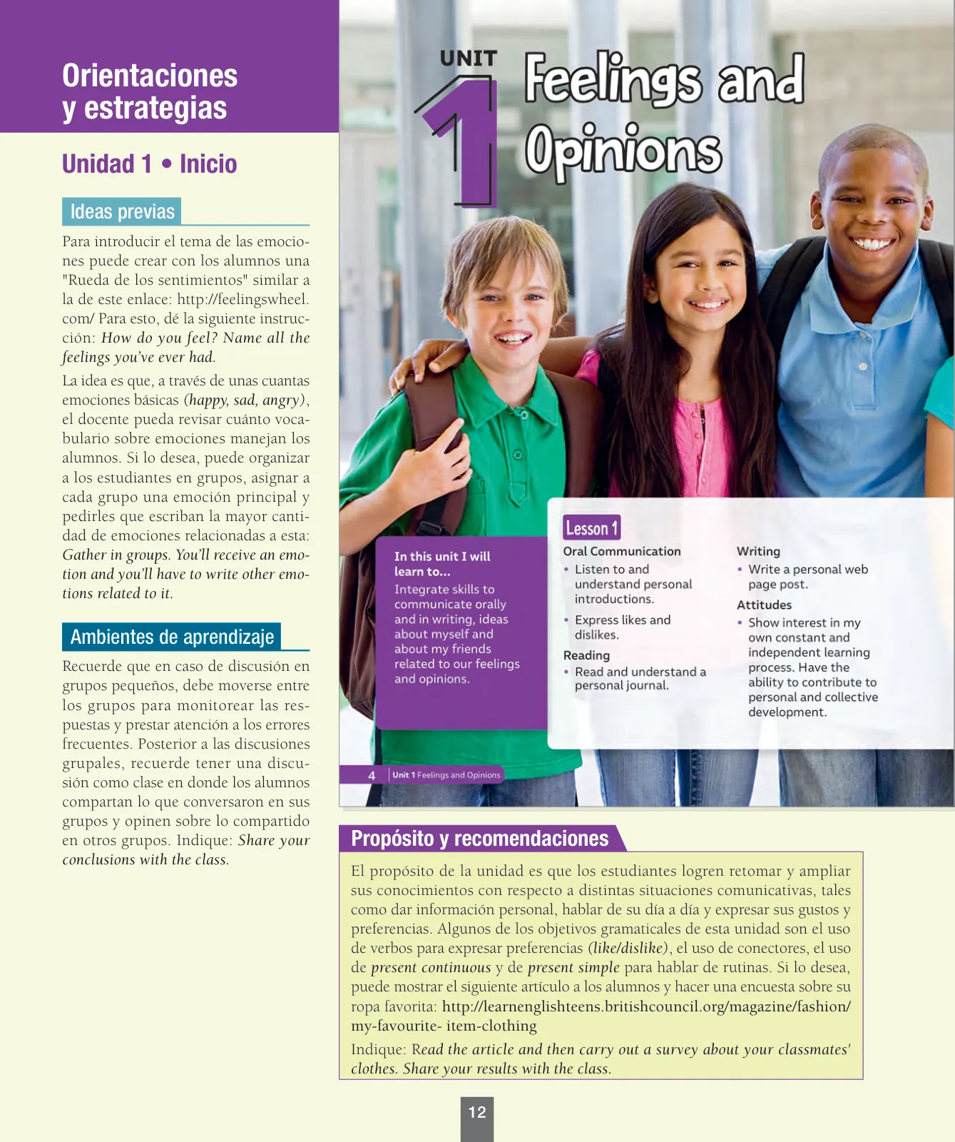 Página 13 de Inglés – Séptimo Básico | Student’s Book MINEDUC – Descargar PDF · 2024
