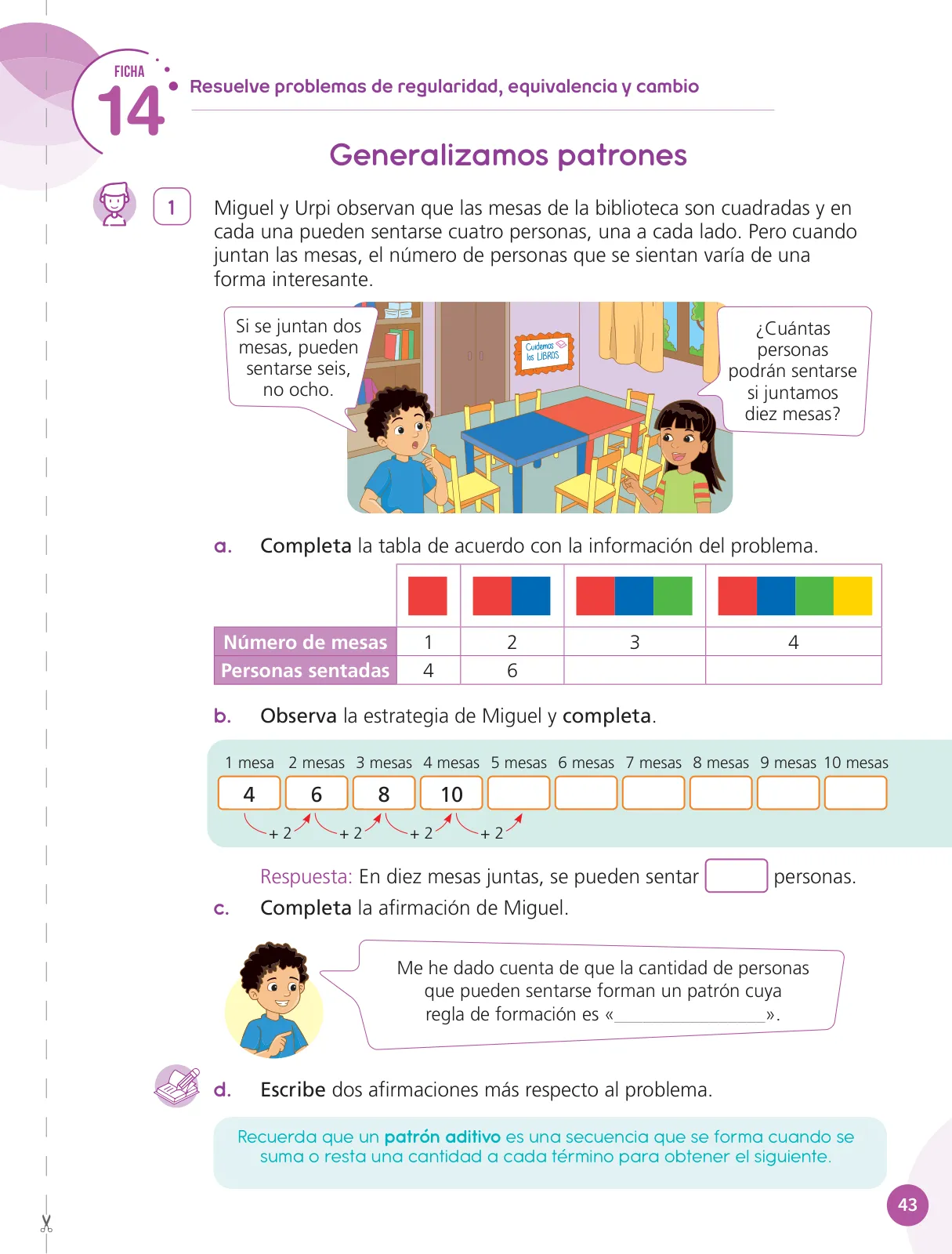 Miniatura página 45 de Cuadernillo de Matemática 6, sexto grado de Primaria ﻿ · 2023