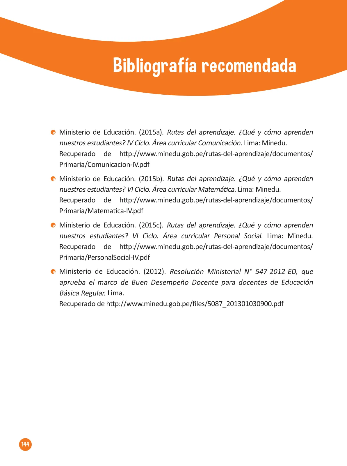 Página 146 de Guía para el trabajo docente con las familias del ciclo IV de Primaria · 2016
