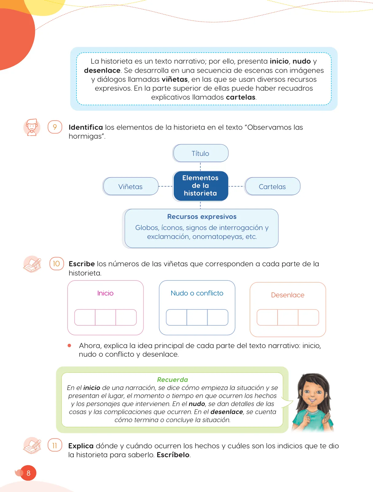 Miniatura página 10 de Cuadernillo de Comunicación 5. Quinto grado de Primaria · 2024