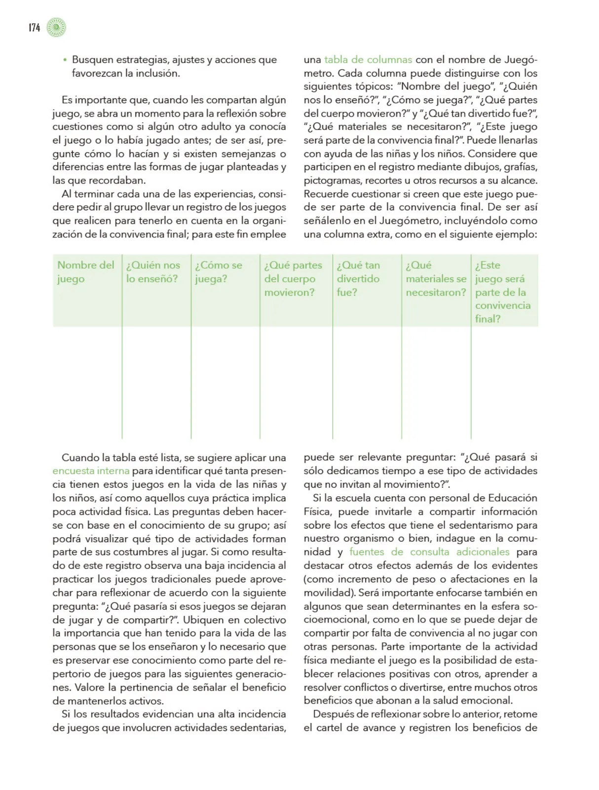 Miniatura página 175 de Modalidades de trabajo para la acción transformadora y el codiseño  Libro de Educación Preescolar Grado 1°, 2°, 3°  Ciclo Escolar 2025 - 2026