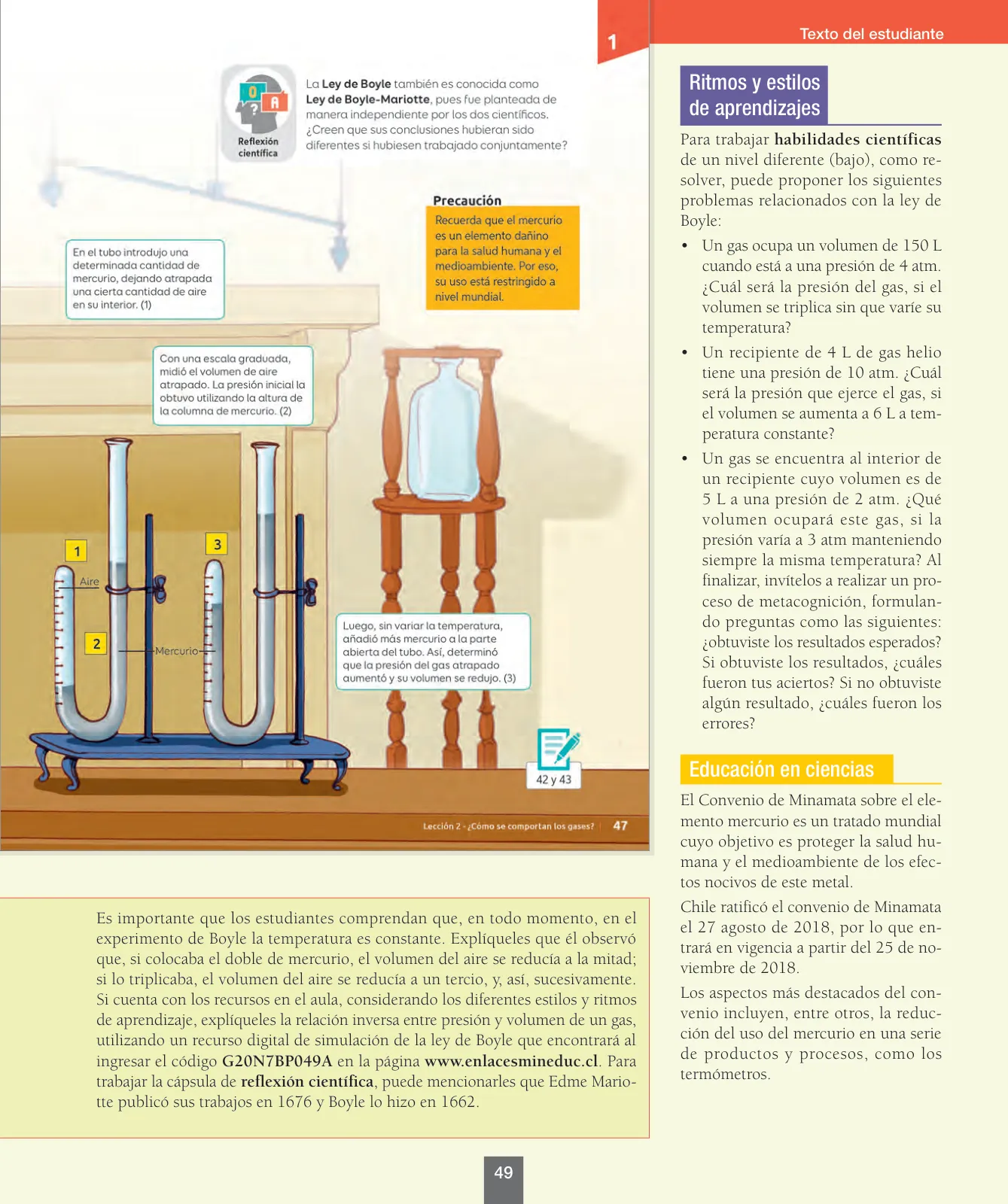 Página 50 de Ciencias Naturales – Séptimo Básico | Texto del Estudiante MINEDUC – Descargar PDF · 2024