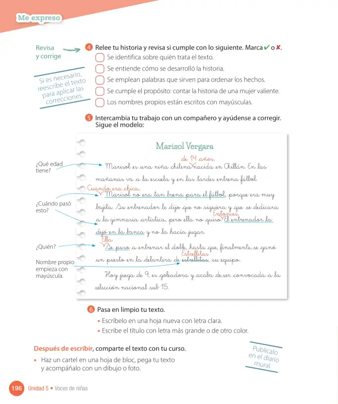 Página 198 de Lenguaje y Comunicación – Tercero Básico | Texto del Estudiante MINEDUC – Descargar PDF · 2024