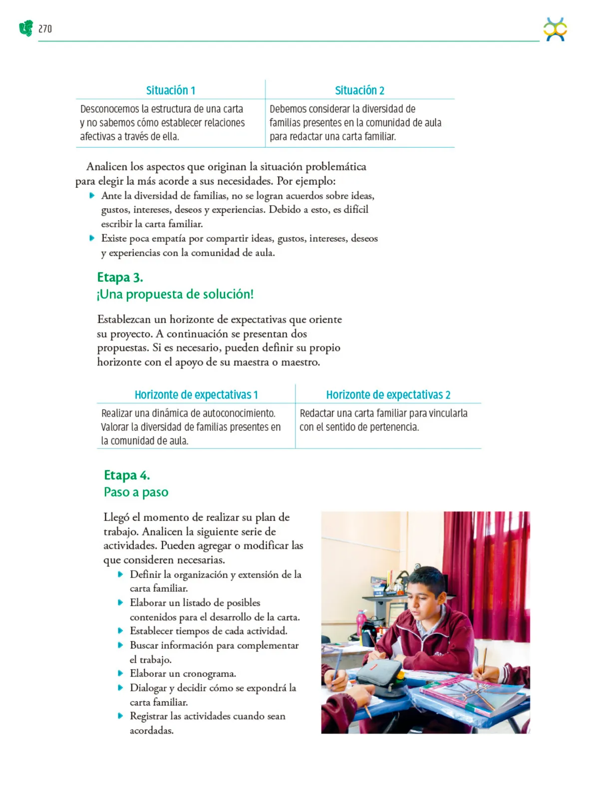 Página 271 de Colección Ximhai. Nuestro libro de Proyectos. Tomo I. Libro de Educación Telesecundaria Grado 1° Ciclo Escolar 2025 - 2026