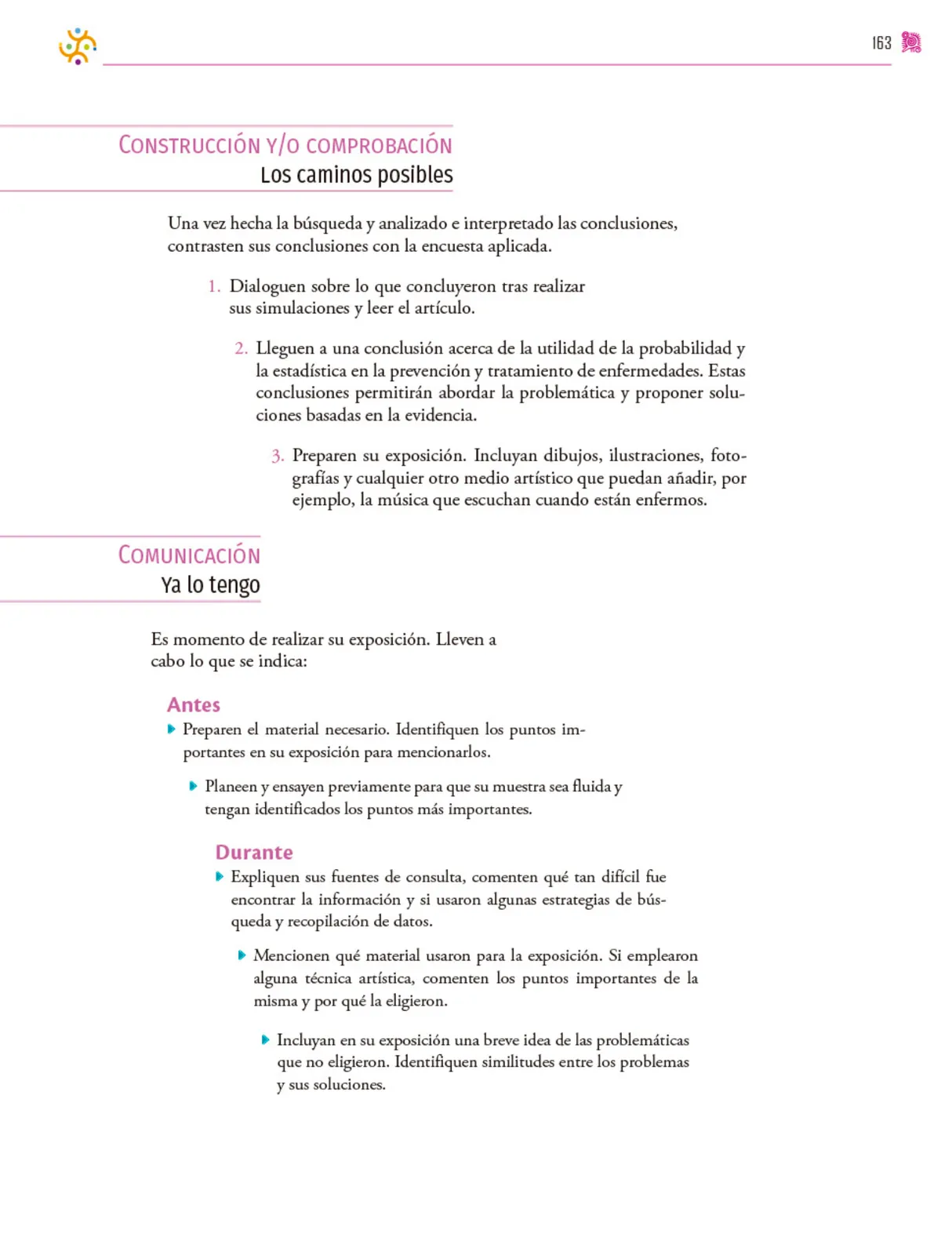 Página 164 de Colección Ximhai. Nuestro libro de proyectos. Libro de Educación Secundaria Grado 1° Ciclo Escolar 2025 - 2026