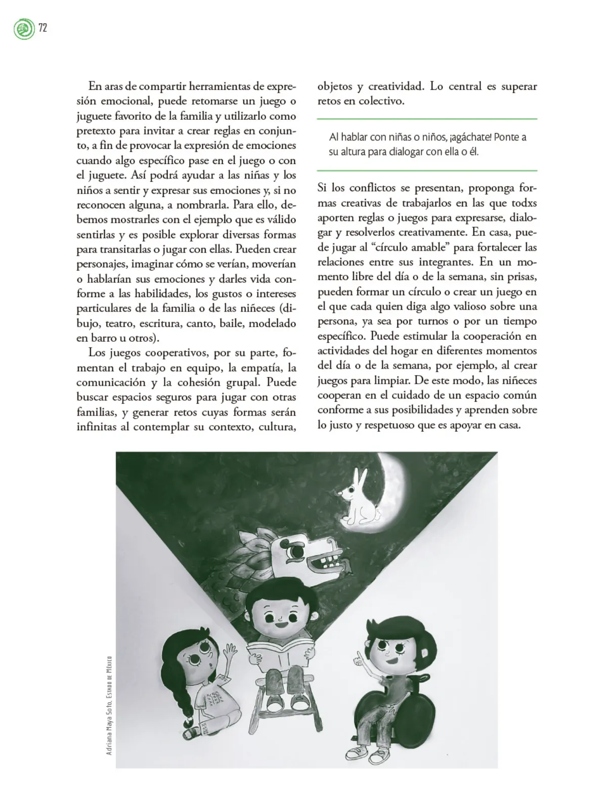 Miniatura página 73 de Crianza para la libertad. Libro para las familias. Fase 2  Libro de Educación Preescolar Grado 1°, 2°, 3°  Ciclo Escolar 2025 - 2026