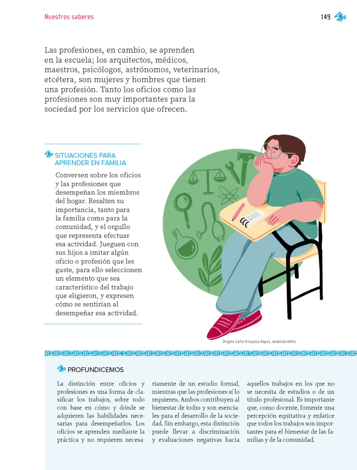 Miniatura página 150 de Nuestros saberes: Libro para alumnos, maestros y familia.   Libro de Educación Primaria Grado 1°  Ciclo Escolar 2025 - 2026