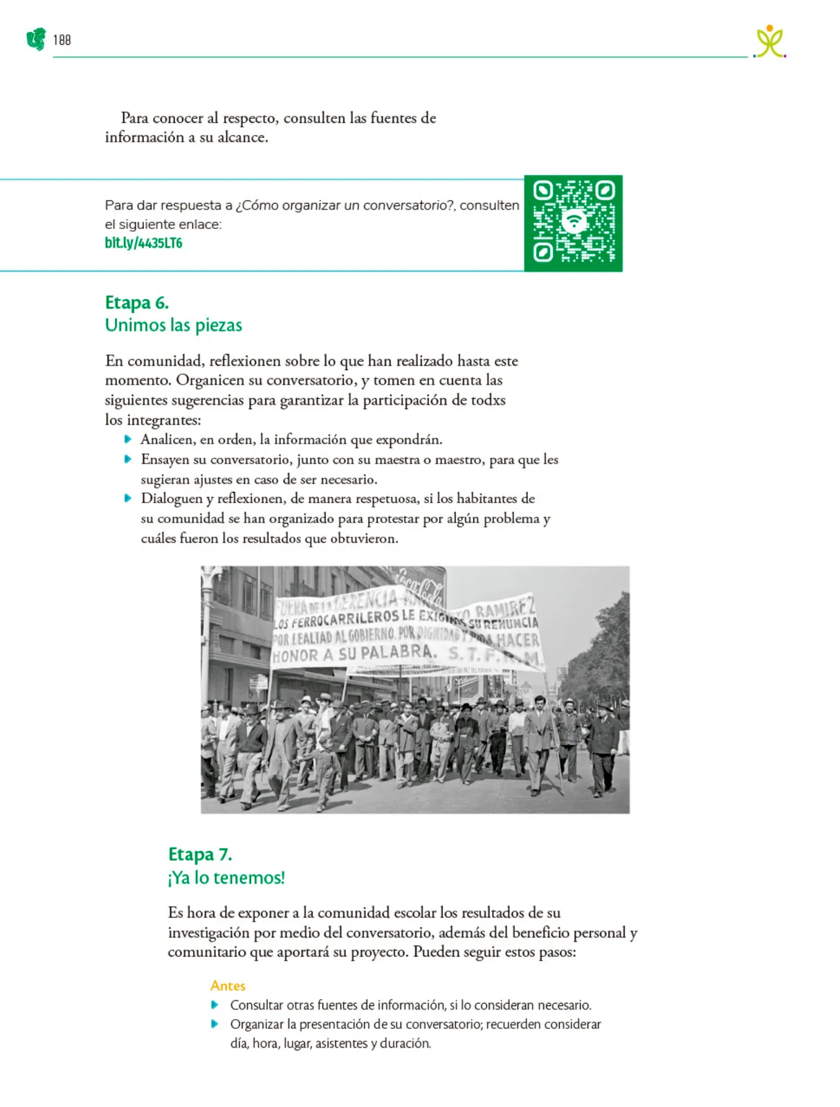 Miniatura página 189 de Colección Sk´asolil. Nuestro libro de Proyectos.  Tomo III.  Libro de Educación Telesecundaria Grado 2°  Ciclo Escolar 2025 - 2026