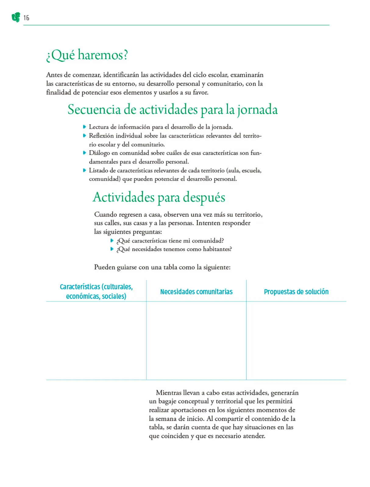 Página 17 de Colección Ximhai. Nuestro libro de Proyectos. Tomo I. Libro de Educación Telesecundaria Grado 1° Ciclo Escolar 2025 - 2026