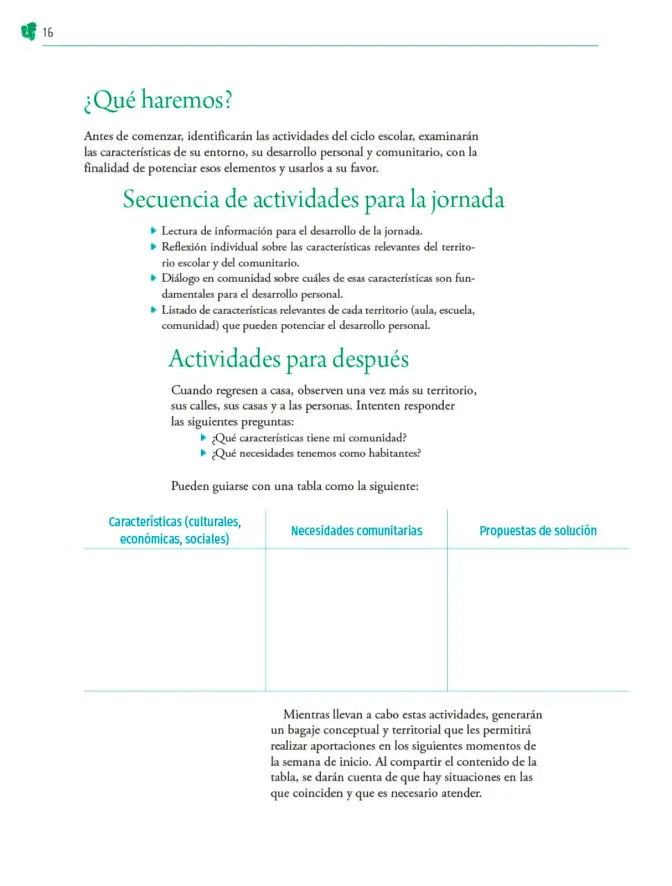Página 17 de Colección Ximhai. Nuestro libro de Proyectos. Tomo I. Libro de Educación Telesecundaria Grado 1° Ciclo Escolar 2025 - 2026