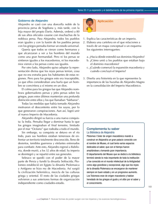 Página 183 de Ciencias Sociales 6° · Secundaria Activa