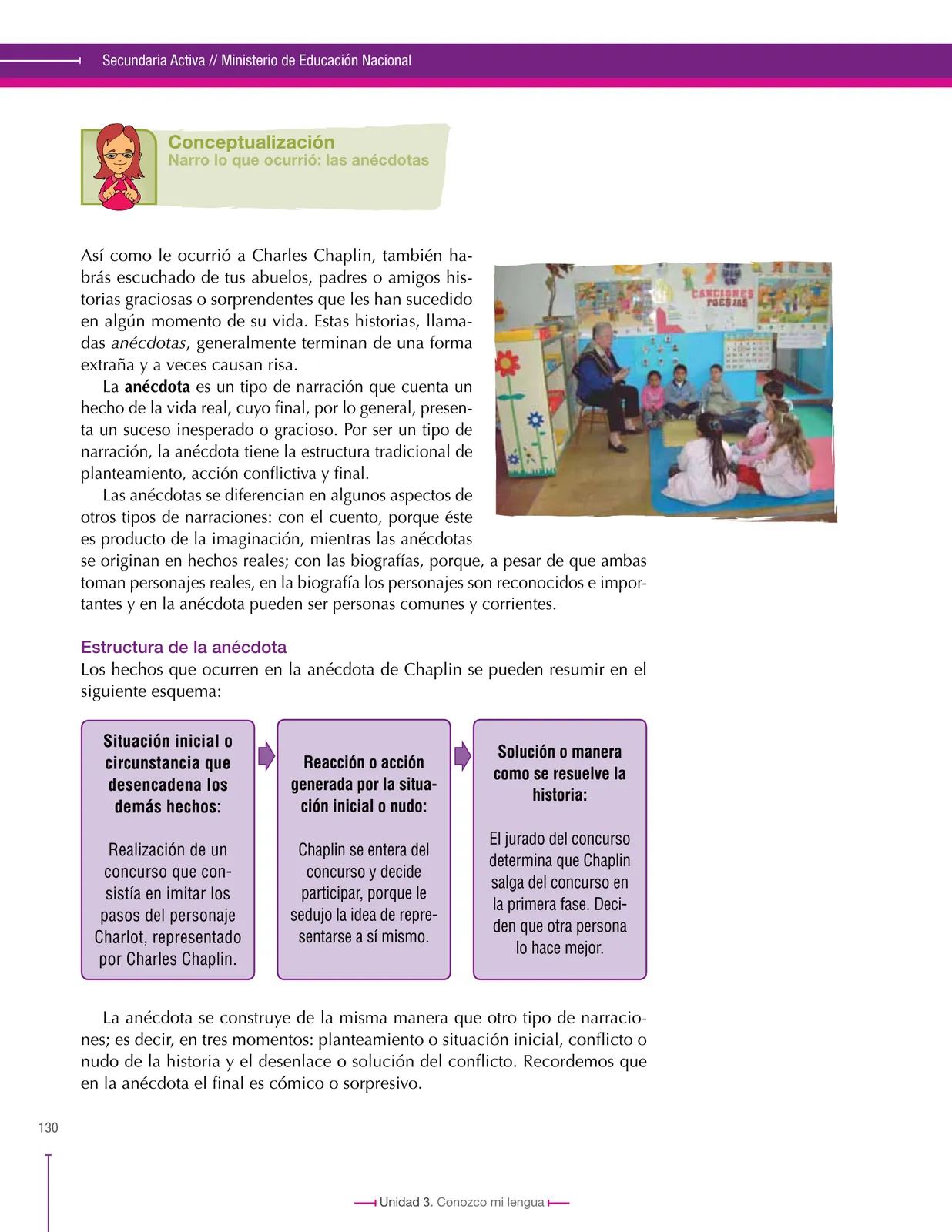 Página 130 de Lenguaje 6° · Secundaria Activa