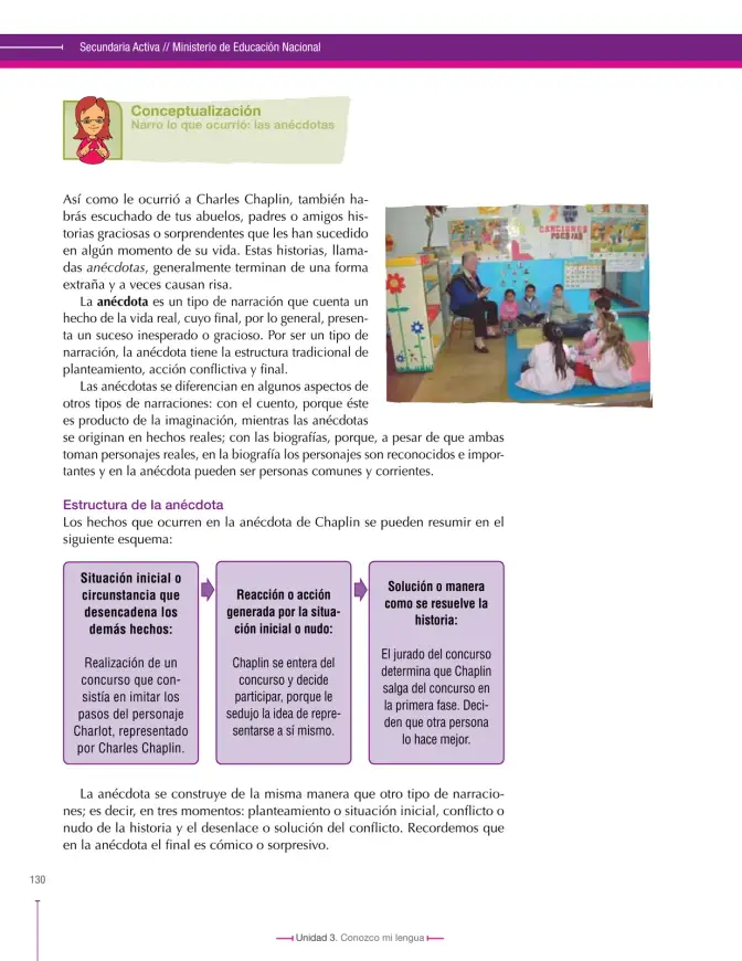 Página 130 de Lenguaje 6° · Secundaria Activa