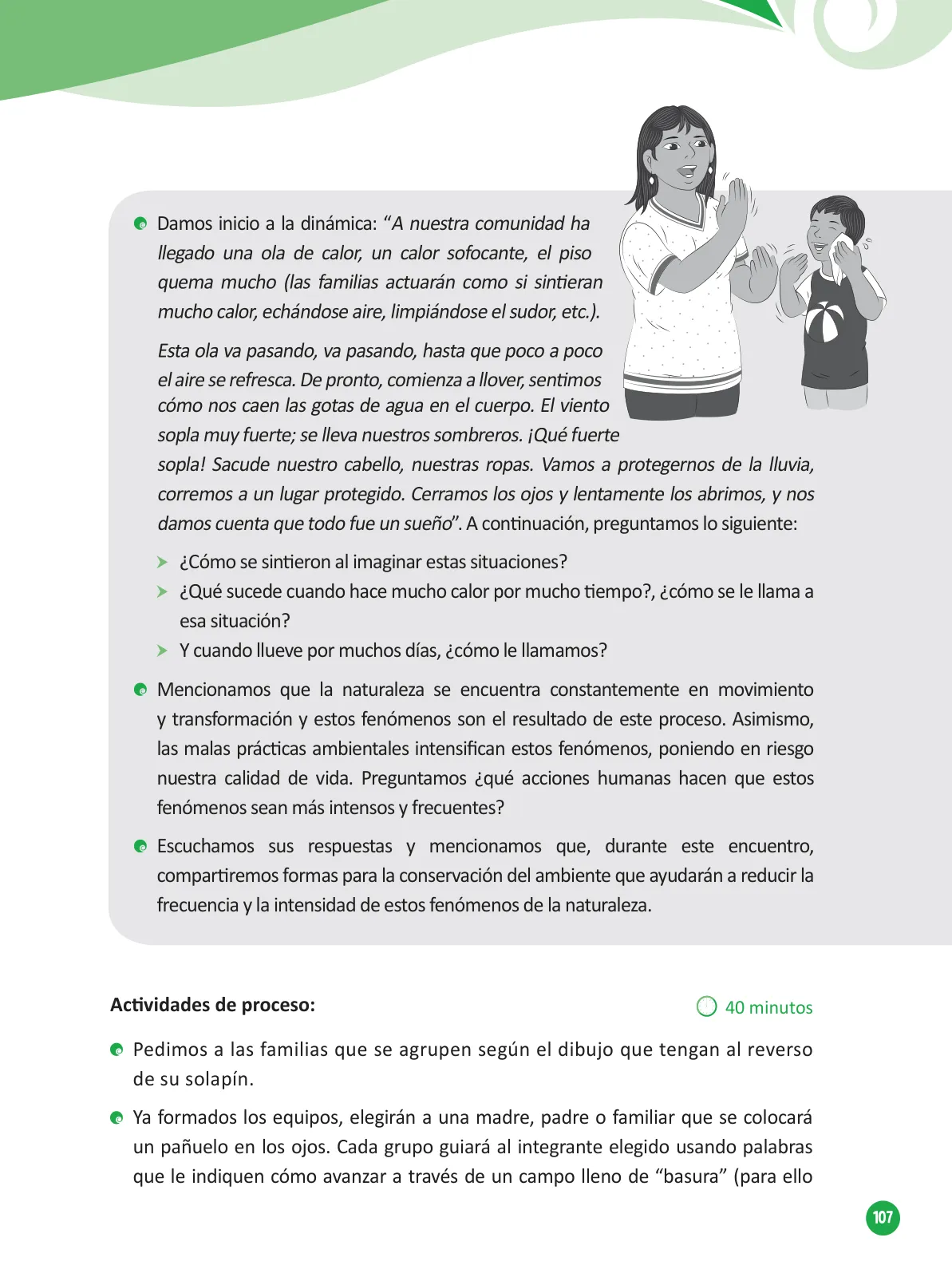 Miniatura página 109 de Guía para el trabajo docente con las familias del ciclo V de Primaria · 2016
