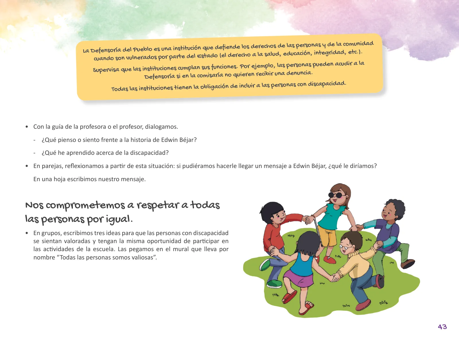 Miniatura página 45 de Cuadernillo de Tutoría Quinto Grado Educación Primaria 2019 · 2019