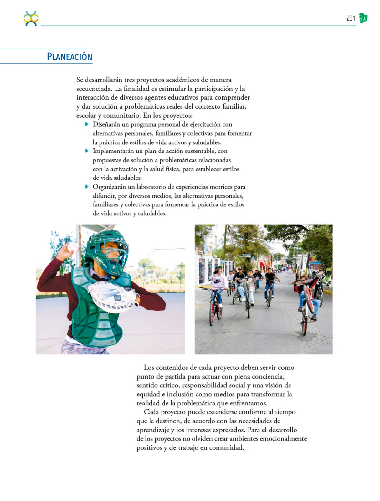 Miniatura página 232 de Colección Nanahuatzin. Nuestro libro de Proyectos.  Tomo III.  Libro de Educación Telesecundaria Grado 3°  Ciclo Escolar 2025 - 2026
