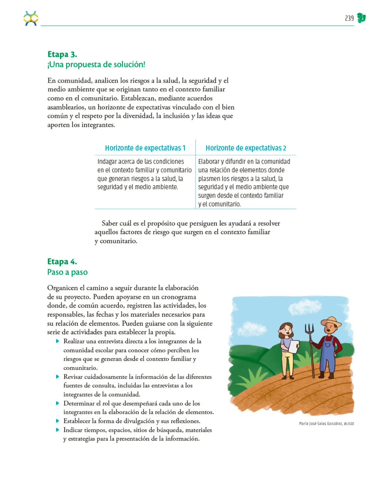 Página 240 de Colección Nanahuatzin. Nuestro libro de Proyectos. Tomo II. Libro de Educación Telesecundaria Grado 3° Ciclo Escolar 2025 - 2026