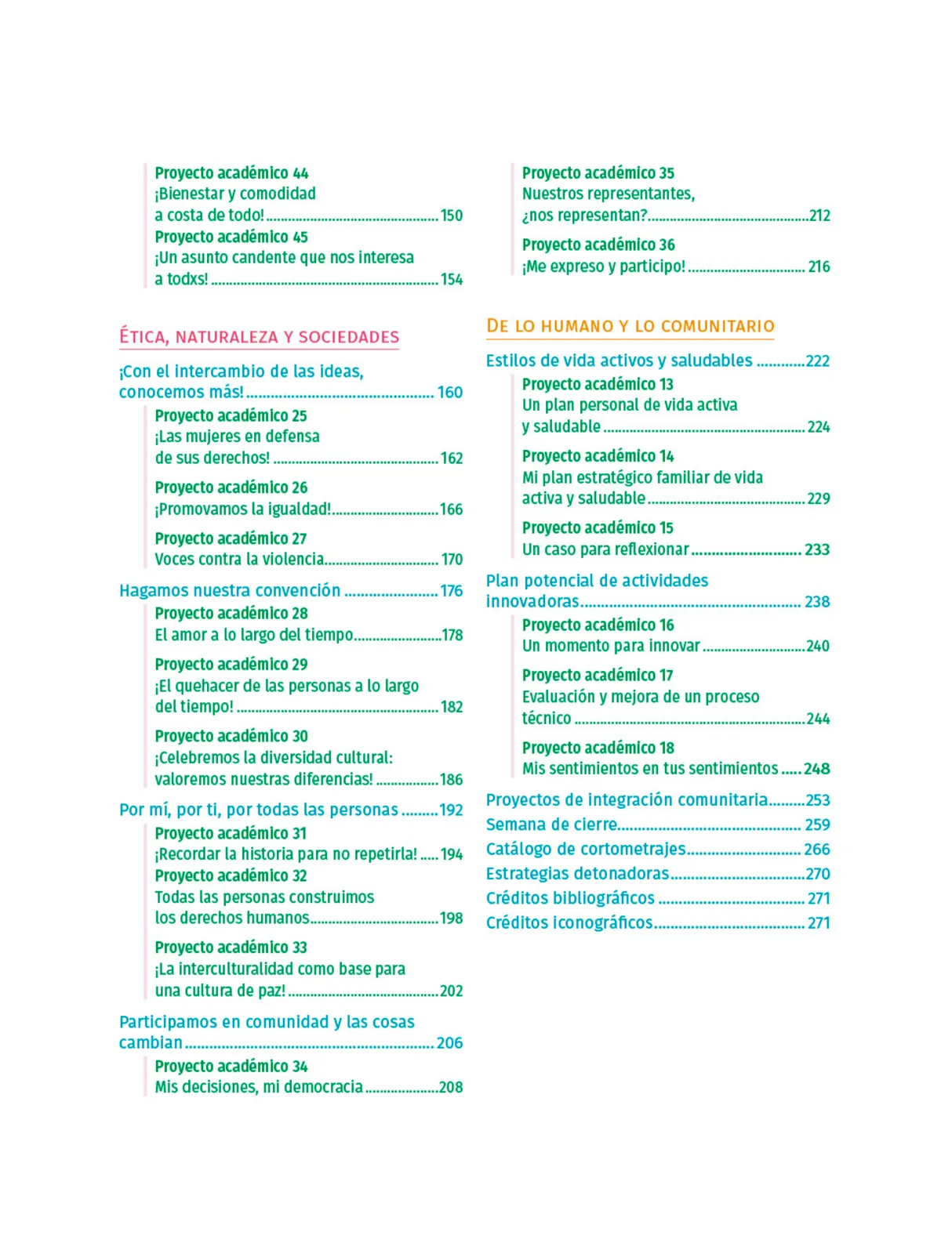 Página 10 de Colección Ximhai. Nuestro libro de Proyectos. Tomo III. Libro de Educación Telesecundaria Grado 1° Ciclo Escolar 2025 - 2026