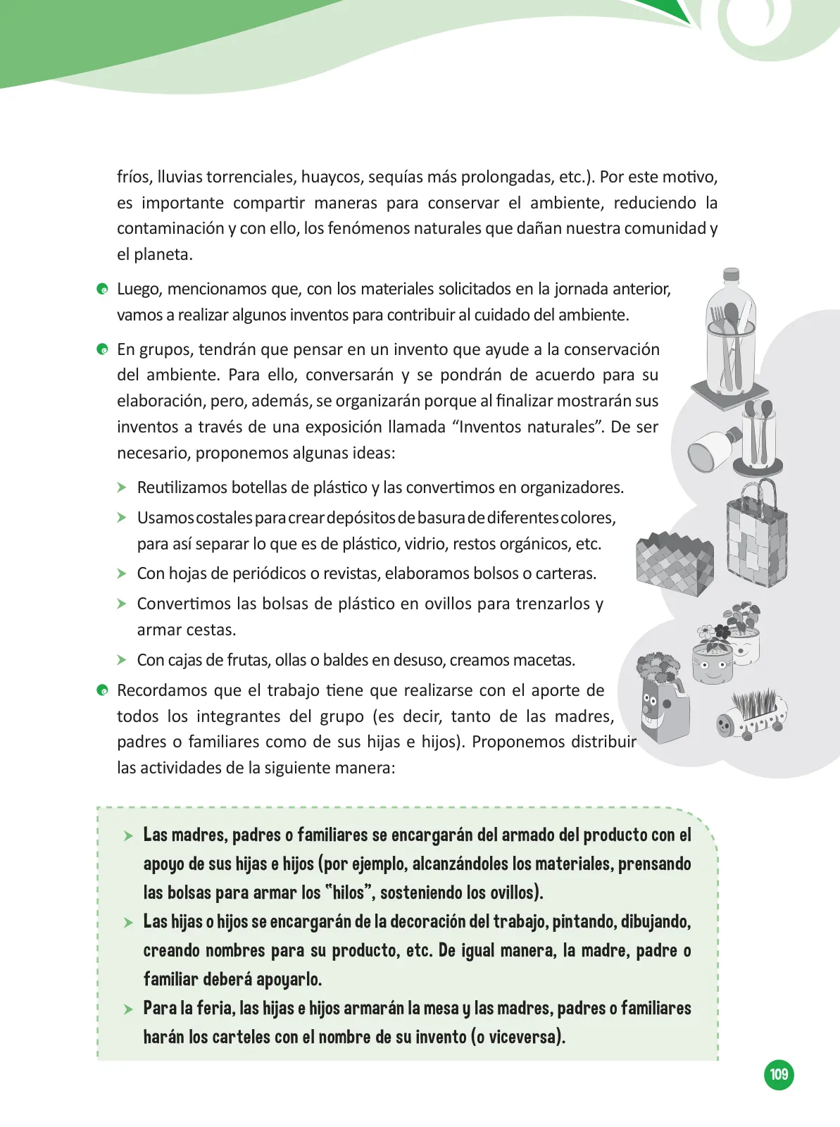 Página 111 de Guía para el trabajo docente con las familias del ciclo V de Primaria · 2016
