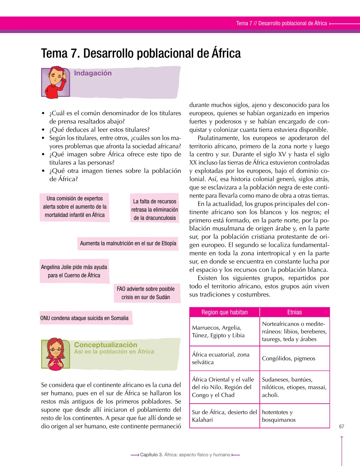 Miniatura página 67 de Ciencias Sociales 8° · Secundaria Activa
