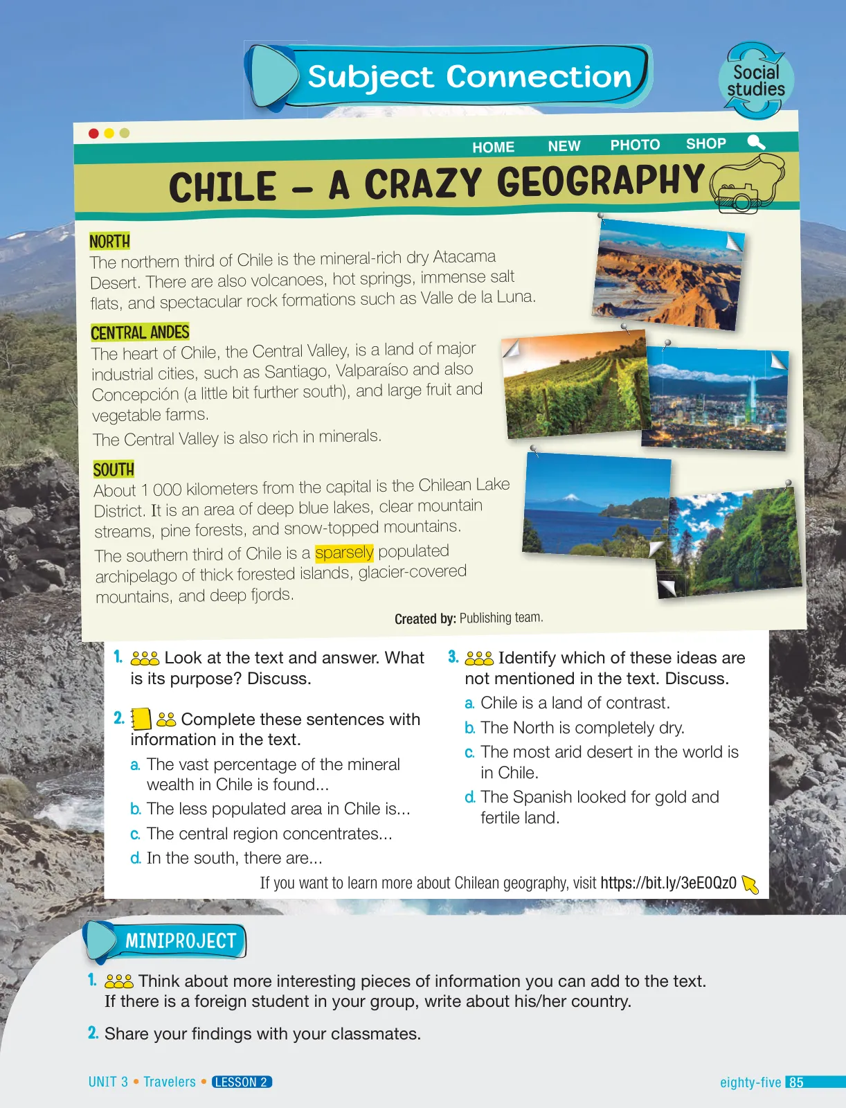 Miniatura página 87 de Inglés – Séptimo Básico | Student’s Book MINEDUC – Descargar PDF · 2024