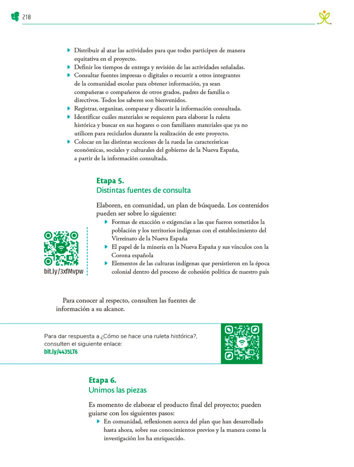 Página 219 de Colección Sk´asolil. Nuestro libro de Proyectos. Tomo I. Libro de Educación Telesecundaria Grado 2° Ciclo Escolar 2025 - 2026