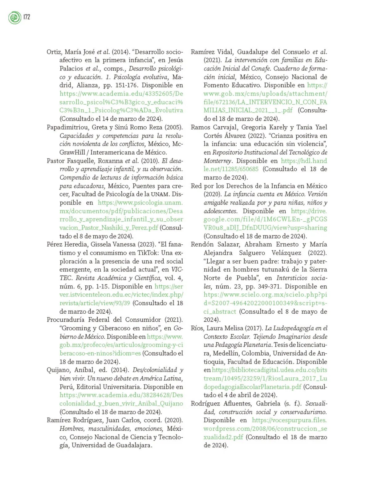 Página 173 de Crianza para la libertad. Libro para las familias. Fase 2  Libro de Educación Preescolar Grado 1°, 2°, 3°  Ciclo Escolar 2025 - 2026