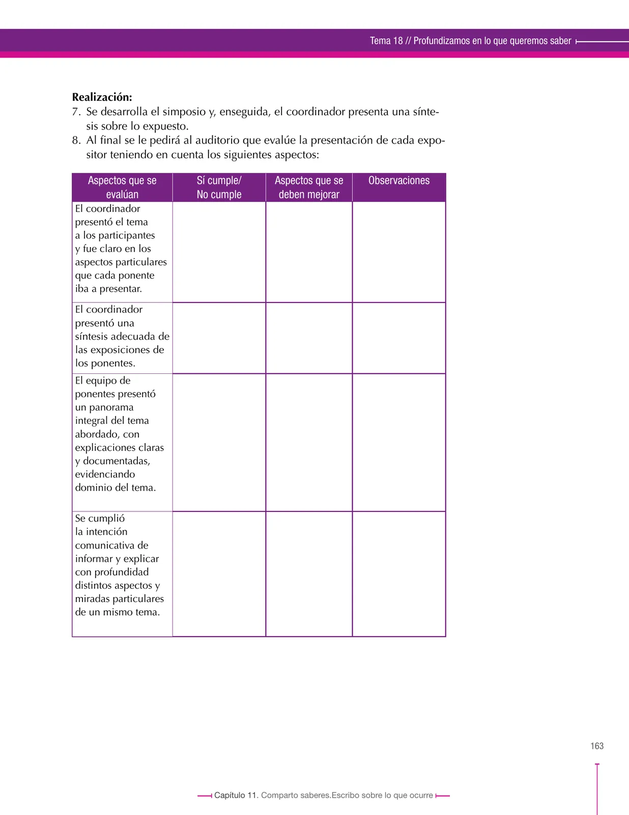 Página 163 de Lenguaje 9° · Secundaria Activa