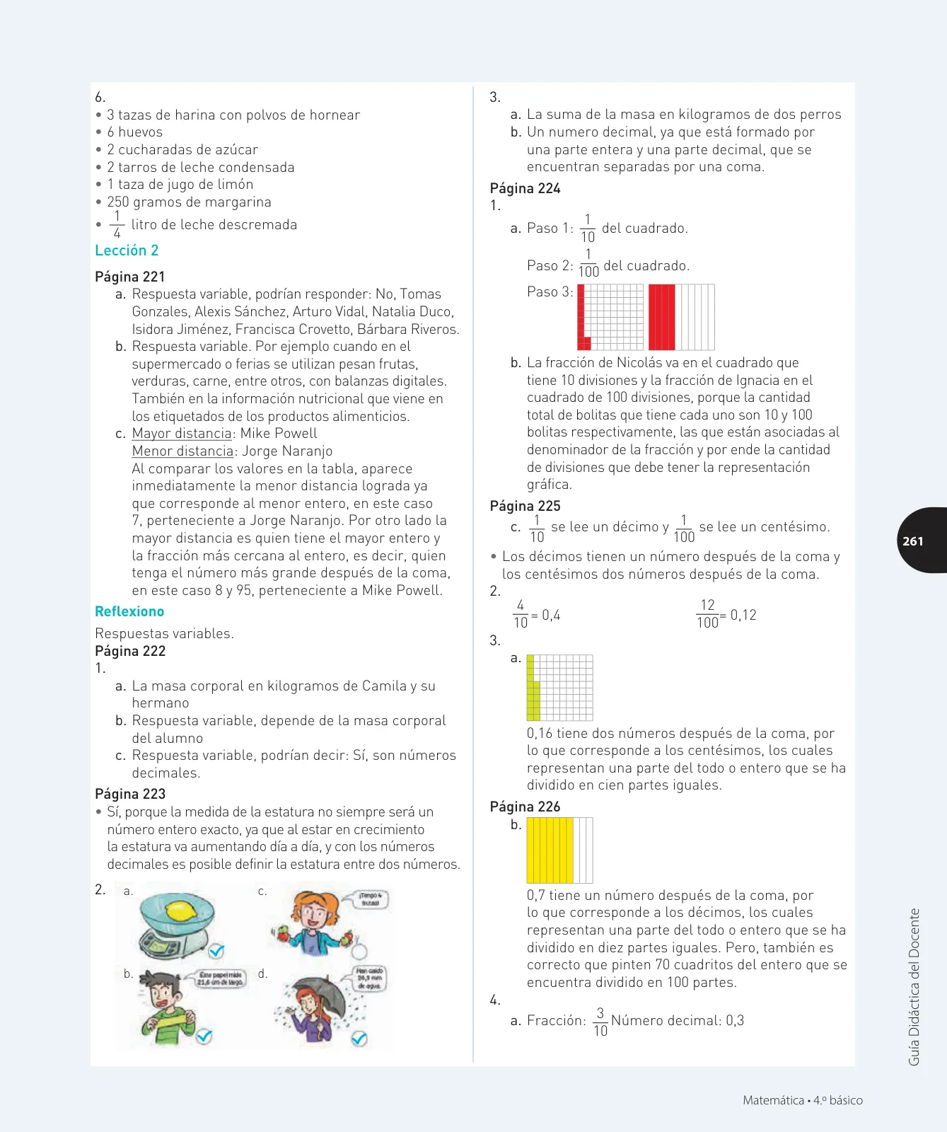Miniatura página 276 de Matemática – Cuarto Básico | Texto del Estudiante MINEDUC – Descargar PDF · 2024