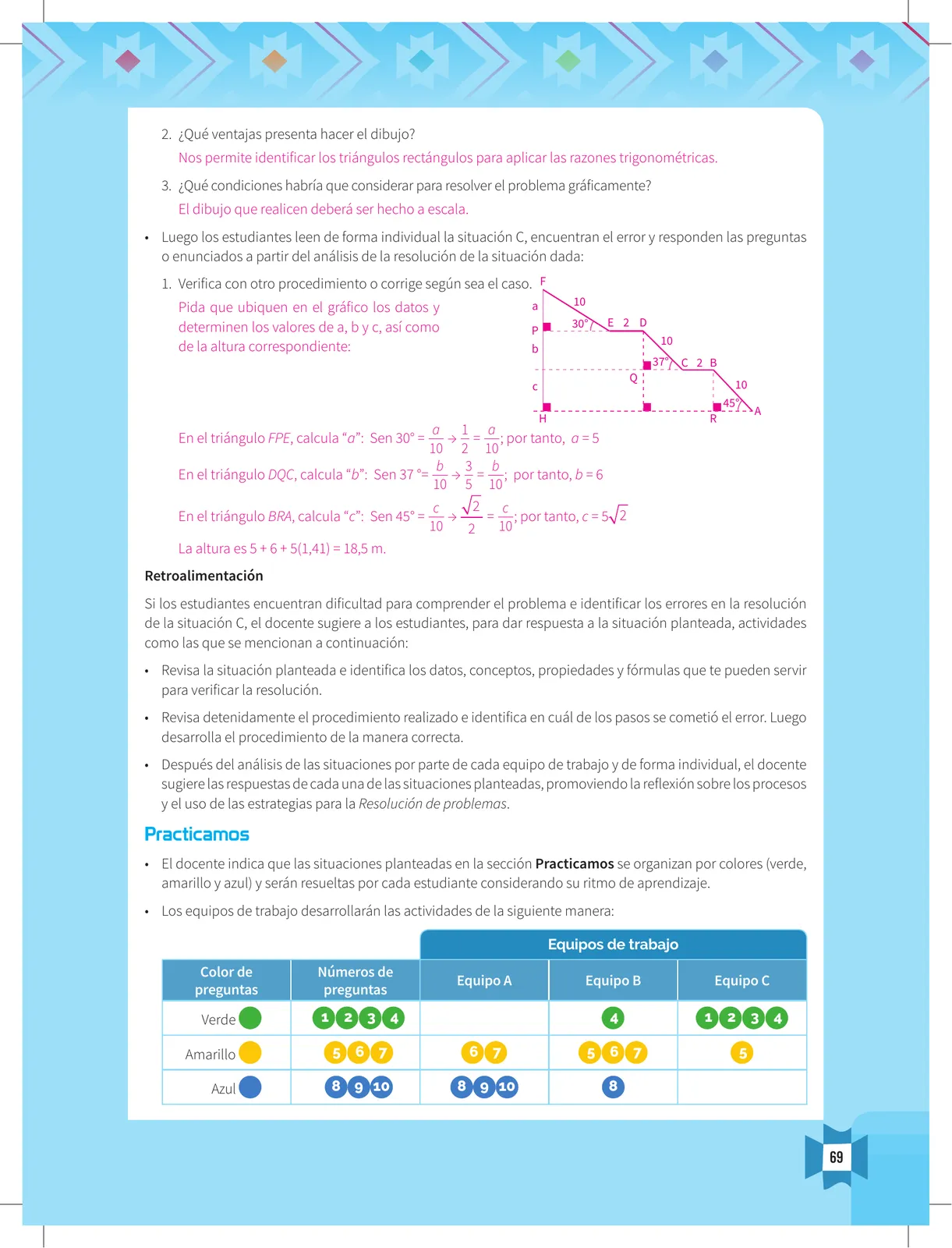 Página 71 de Resolvamos problemas 5 : manual para el docente 2018 · 2018