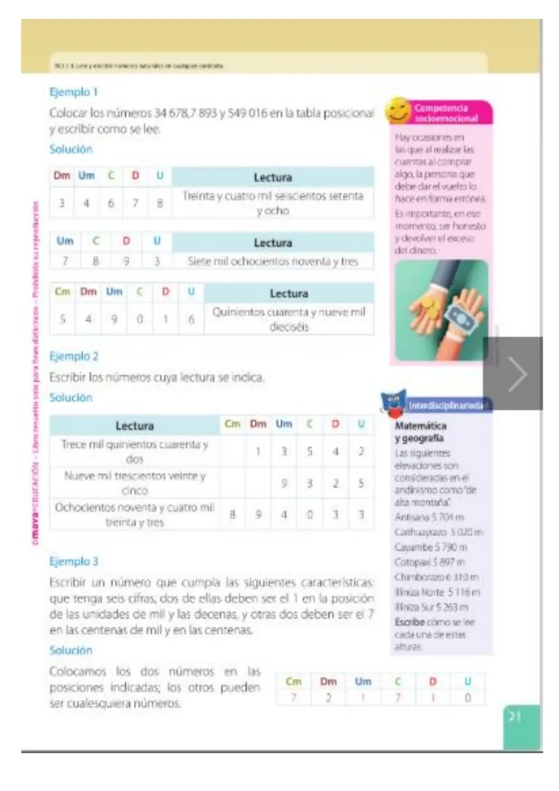 Miniatura página 22 de Matematica · 5 EGB · 2025
