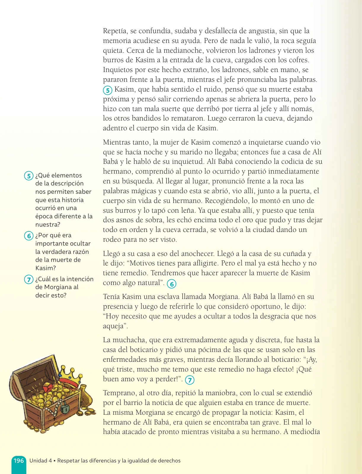 Página 198 de Lenguaje y Comunicación – Sexto Básico | Texto del Estudiante MINEDUC – Descargar PDF · 2024