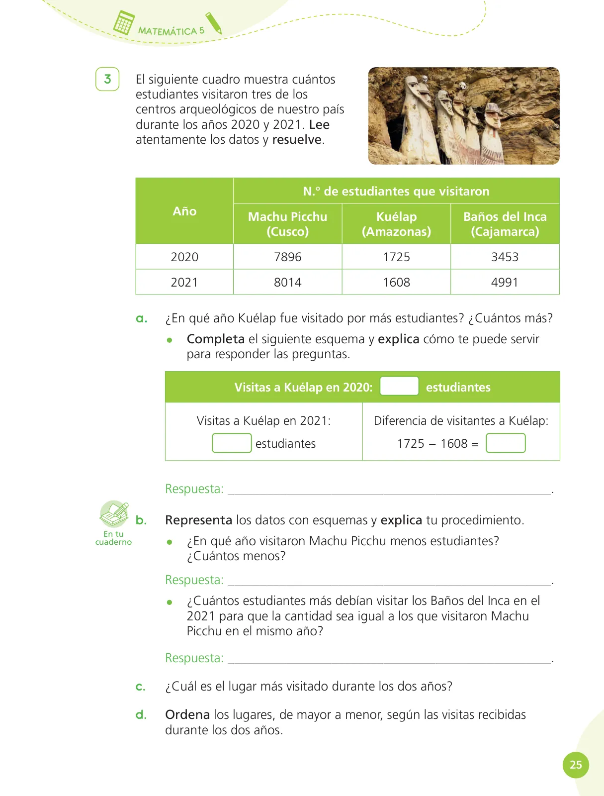 Página 27 de Cuadernillo de Matemática 5, quinto grado de Primaria ﻿ · 2023