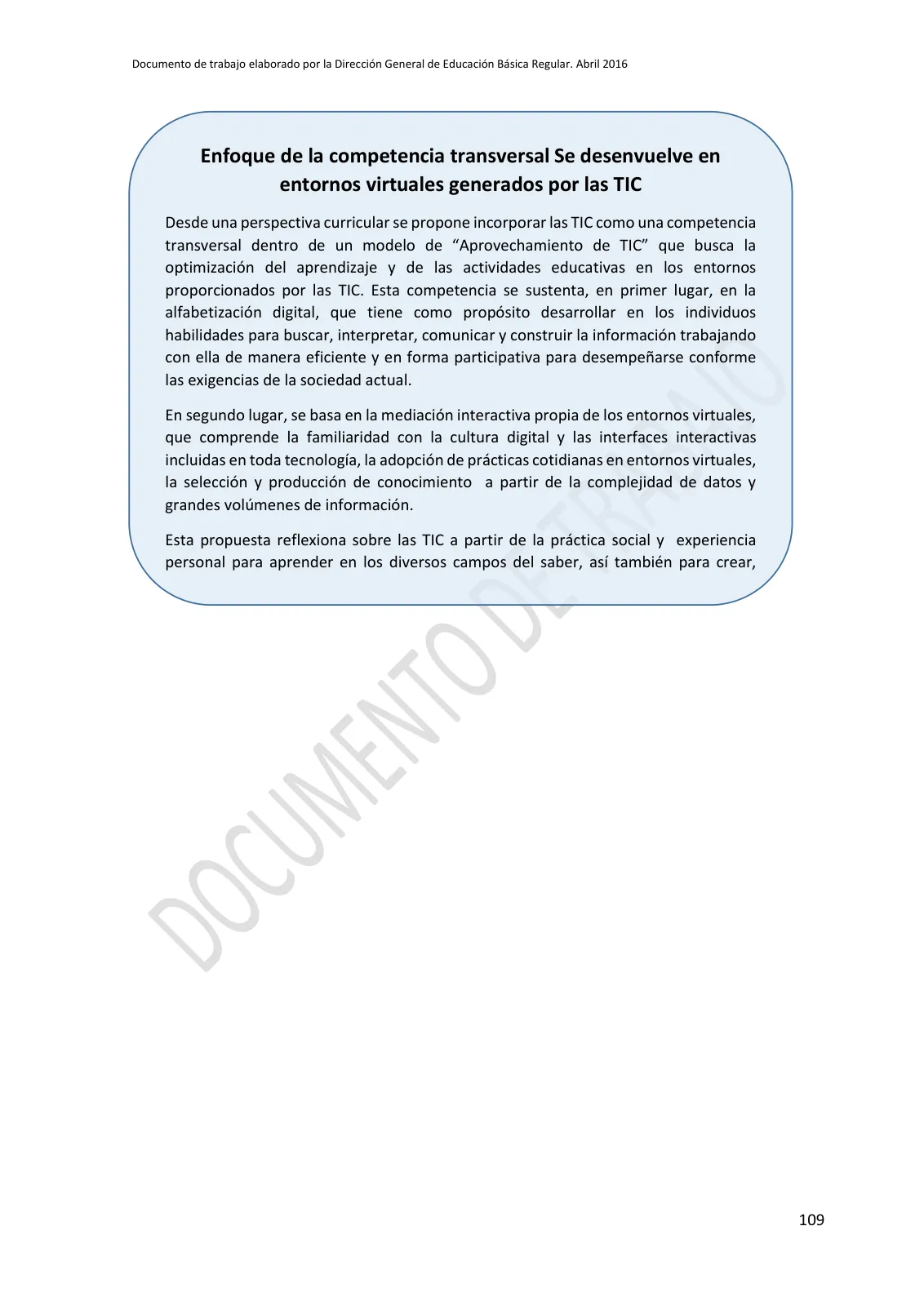 Página 109 de Programa curricular de Educación Inicial · 2016