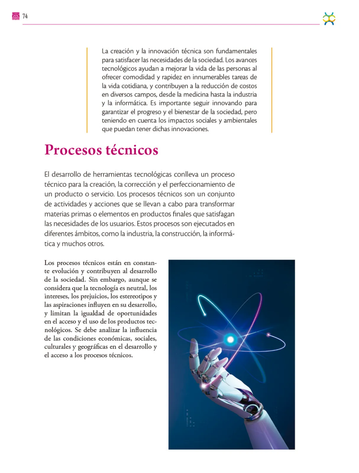 Miniatura página 75 de Colección Ximhai. De lo humano y lo comunitario.   Libro de Educación Secundaria Grado 1°  Ciclo Escolar 2025 - 2026