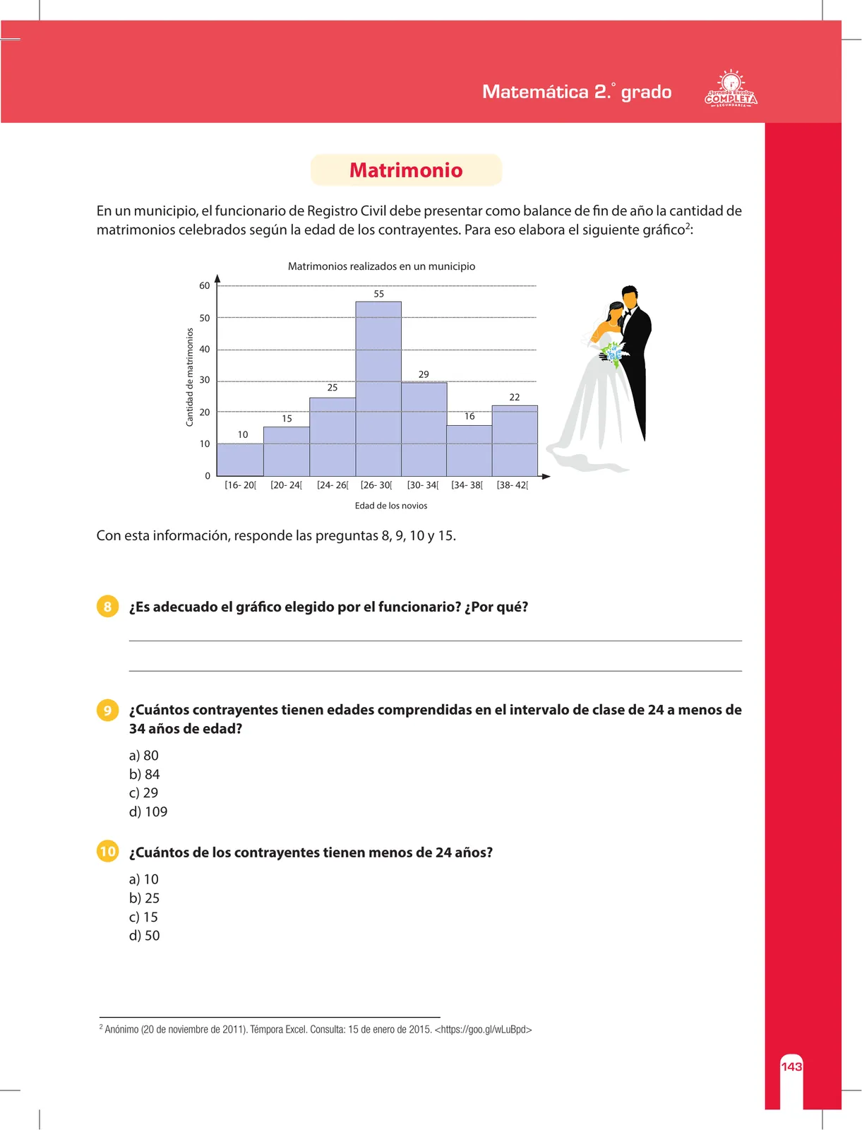 Página 143 de Matemática 2 : cuaderno de reforzamiento pedagógico - JEC · 2016