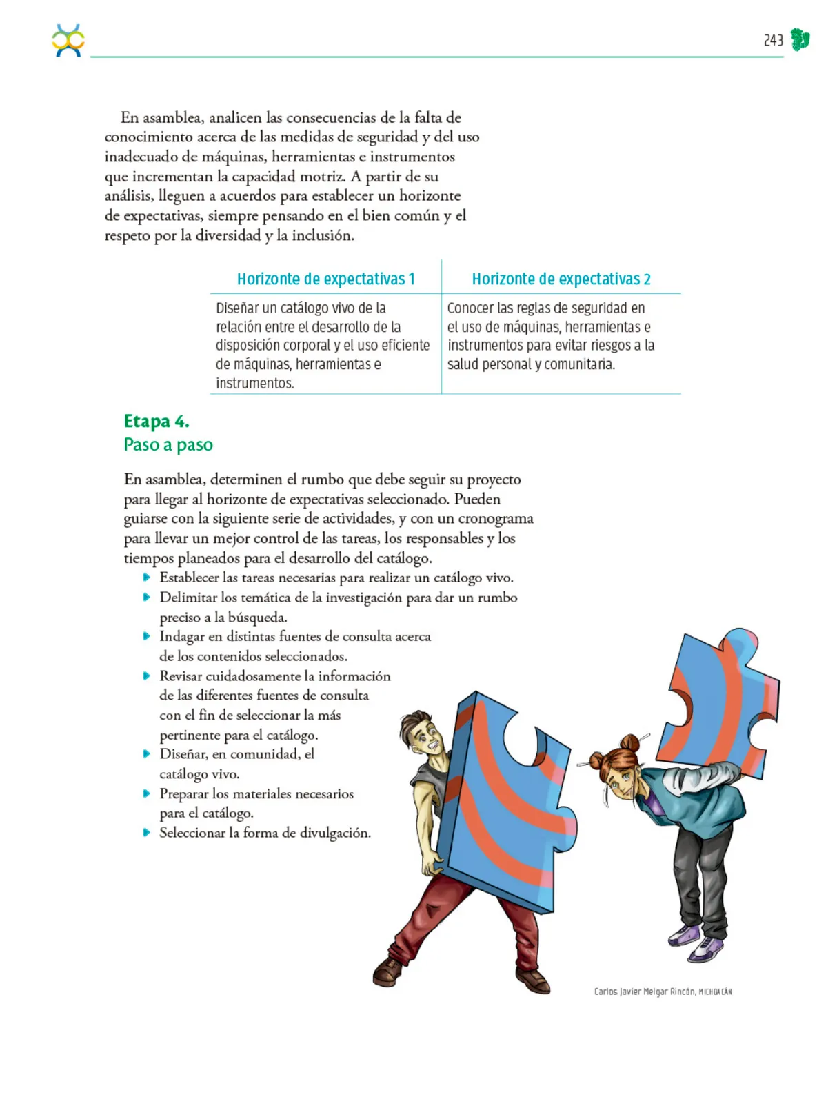 Página 244 de Colección Nanahuatzin. Nuestro libro de Proyectos. Tomo II. Libro de Educación Telesecundaria Grado 3° Ciclo Escolar 2025 - 2026