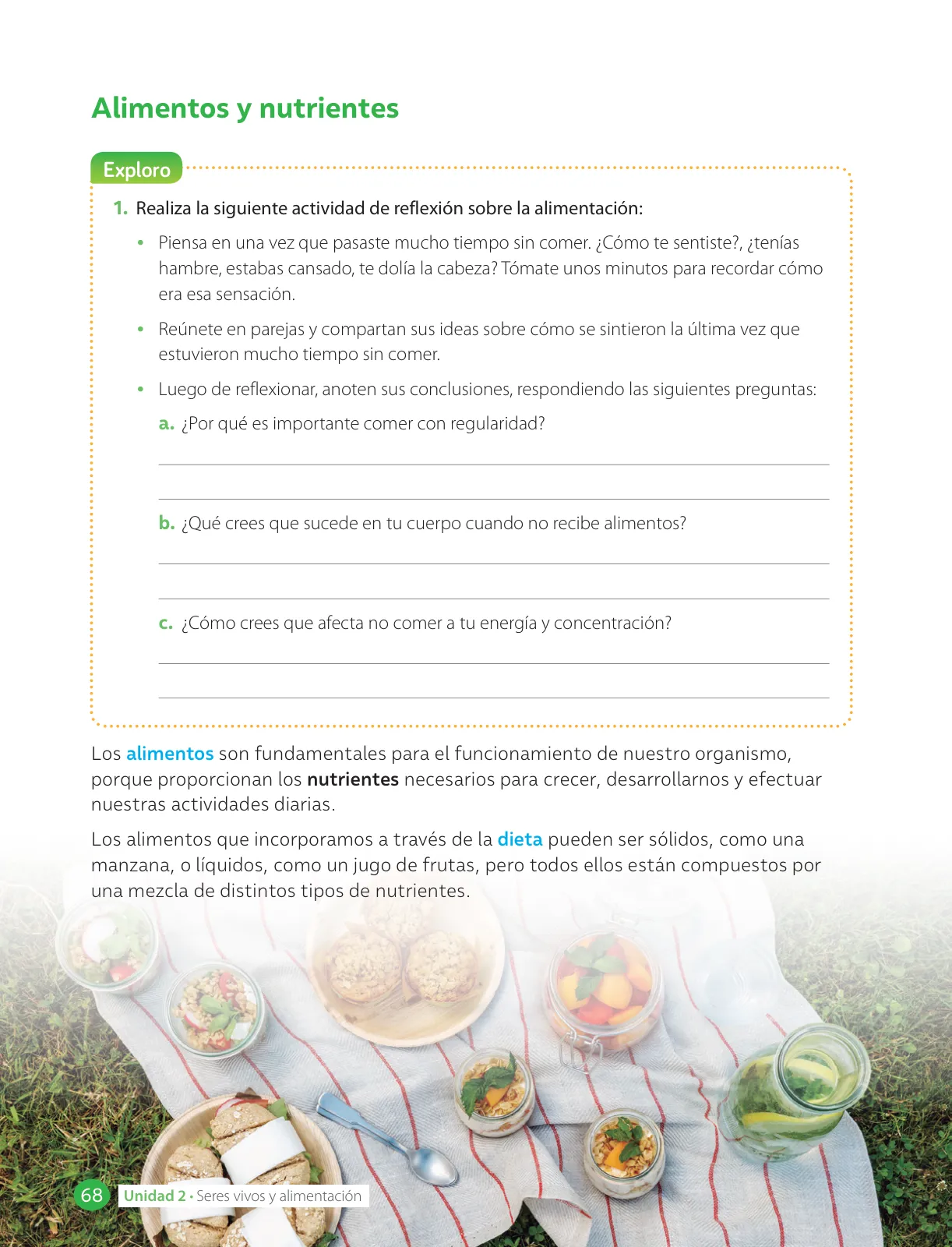Página 70 de Libro de Ciencias Naturales – Quinto Básico | Texto del Estudiante MINEDUC – Descargar PDF · 2024