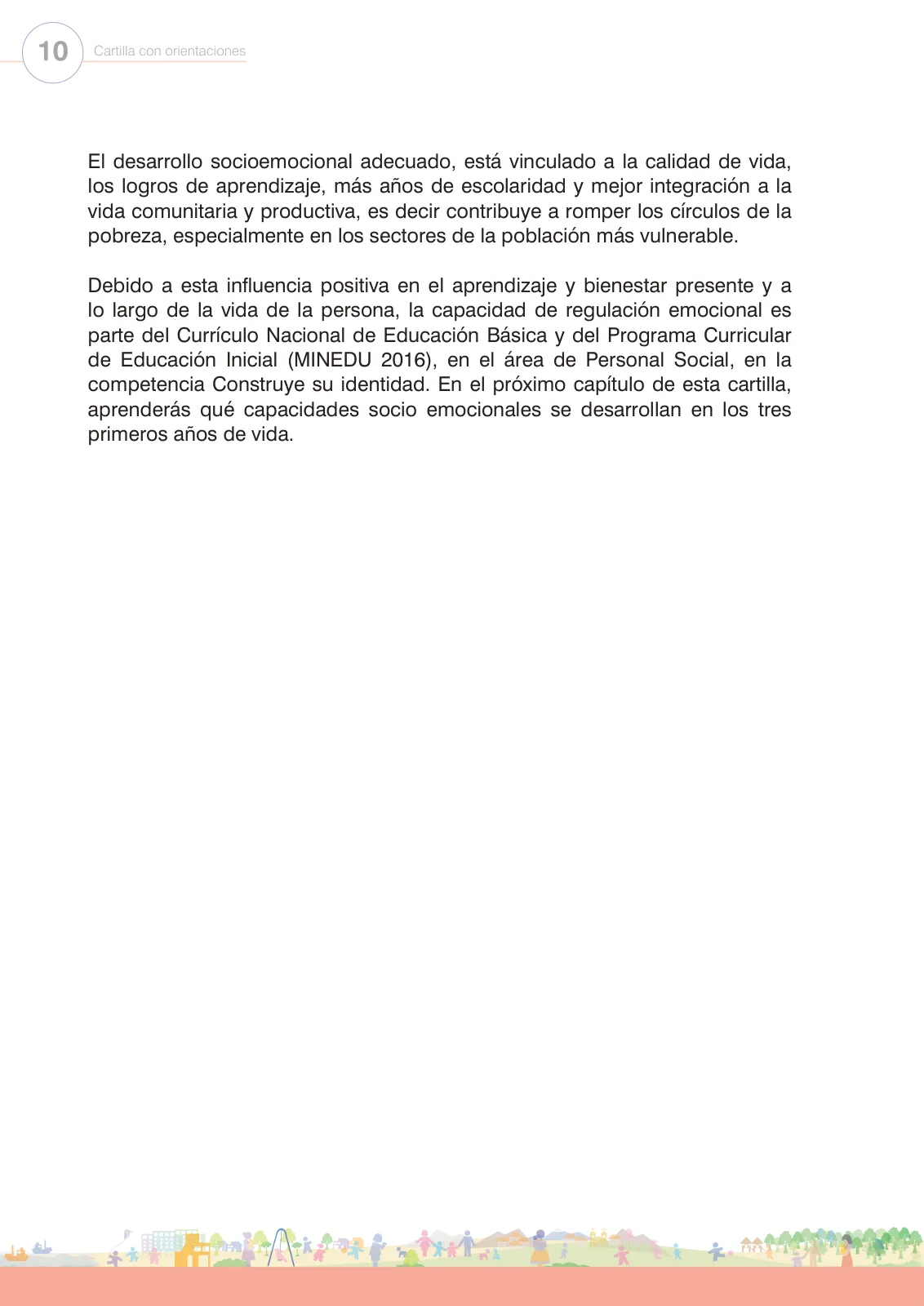Página 12 de Regulación de emociones. Cartilla con orientaciones para el Ciclo I de Educación Inicial · 2024