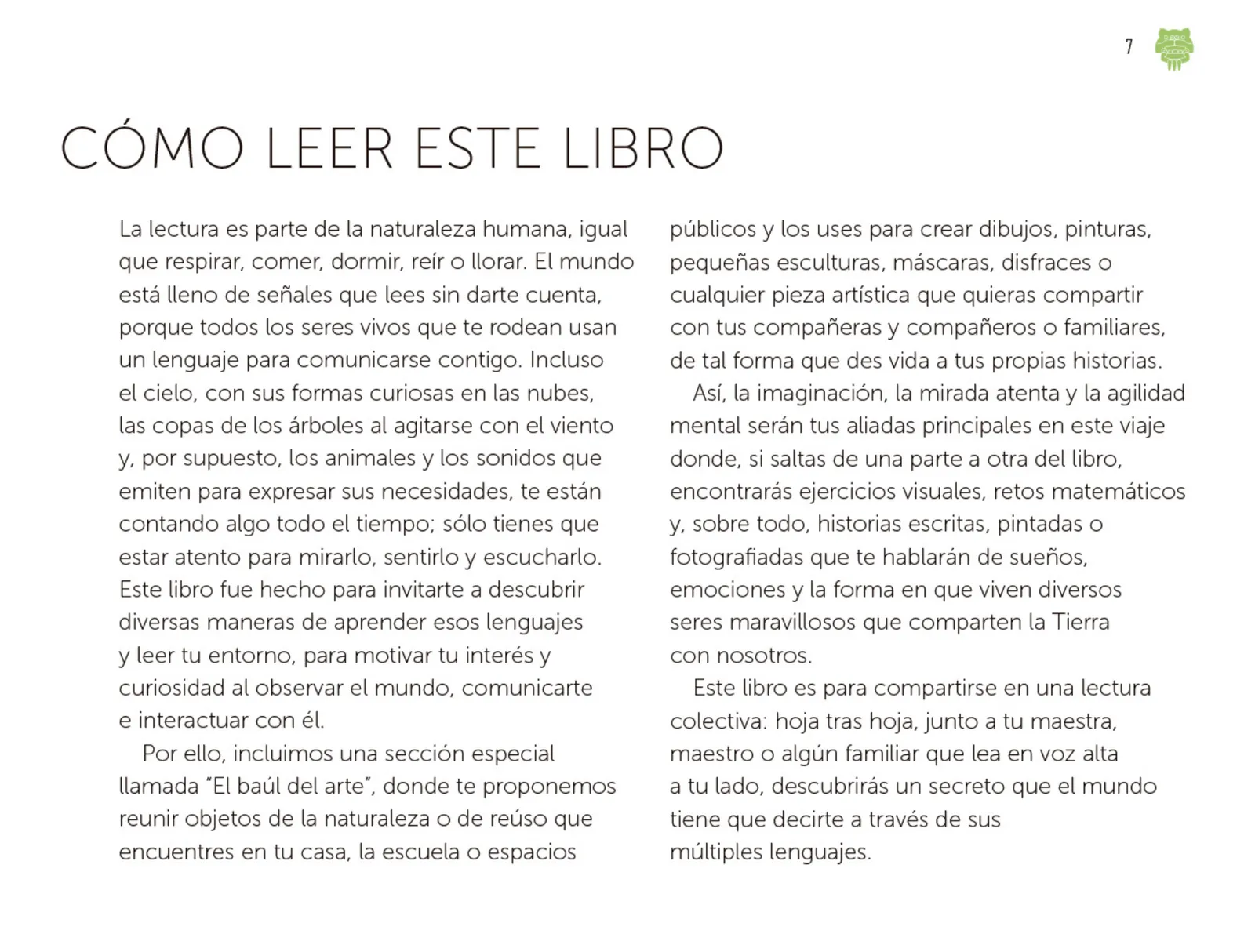 Página 8 de Múltiples lenguajes. Libro de Educación Preescolar Grado 2° Ciclo Escolar 2025 - 2026