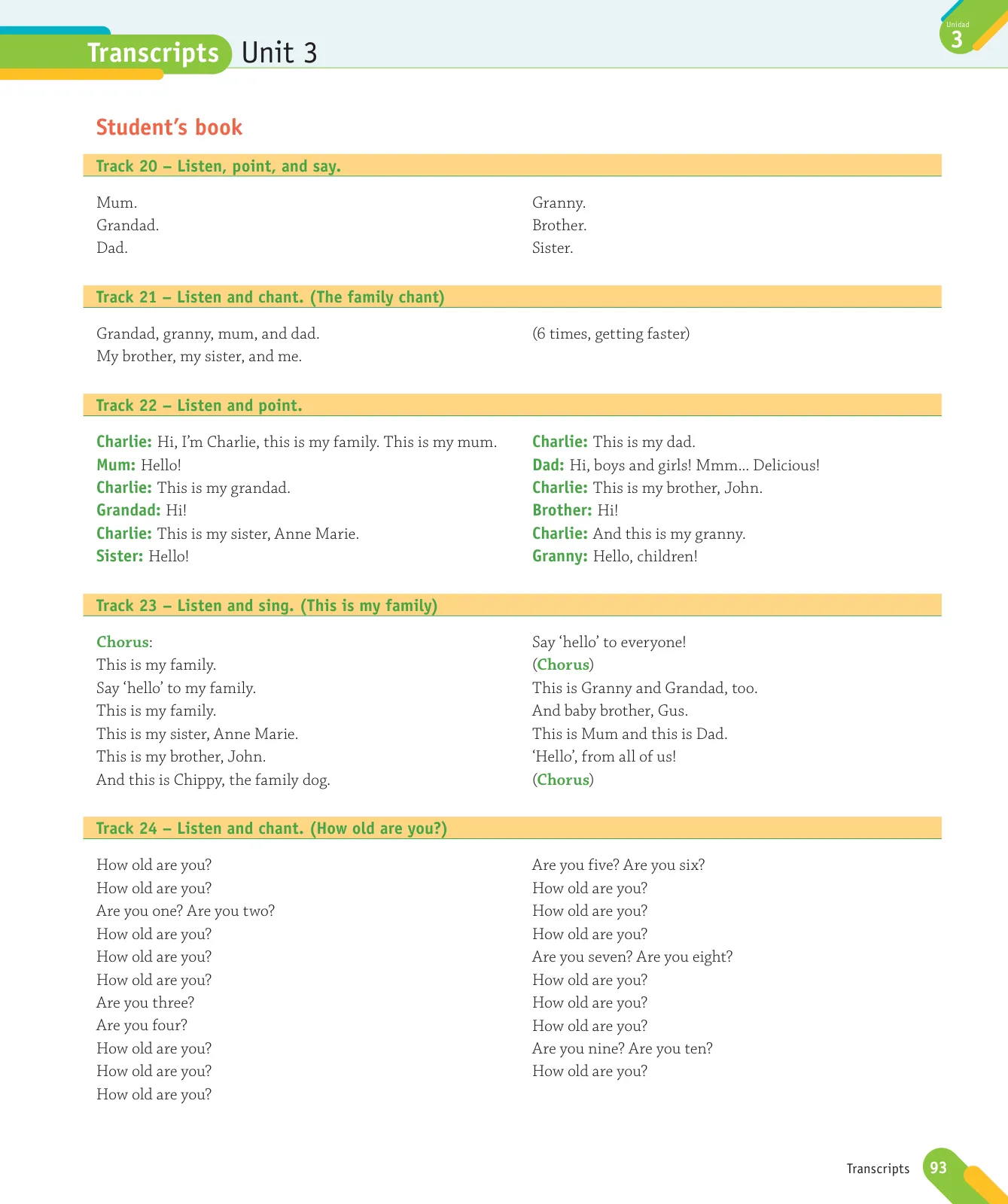 Miniatura página 95 de Inglés – Primero Básico | Student’s Book MINEDUC – Descargar PDF · 2024