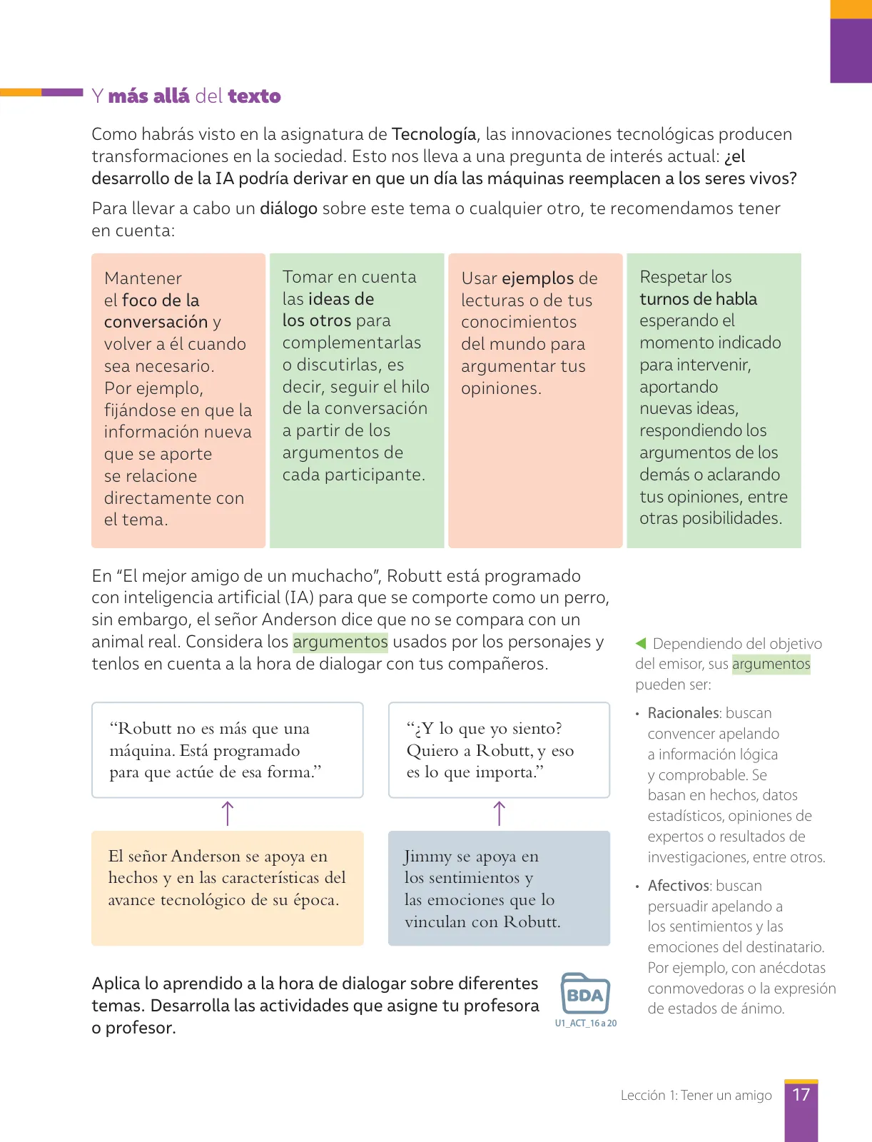 Página 19 de Libro de Lengua y Literatura – Séptimo Básico | Texto del Estudiante MINEDUC – Descargar PDF · 2024