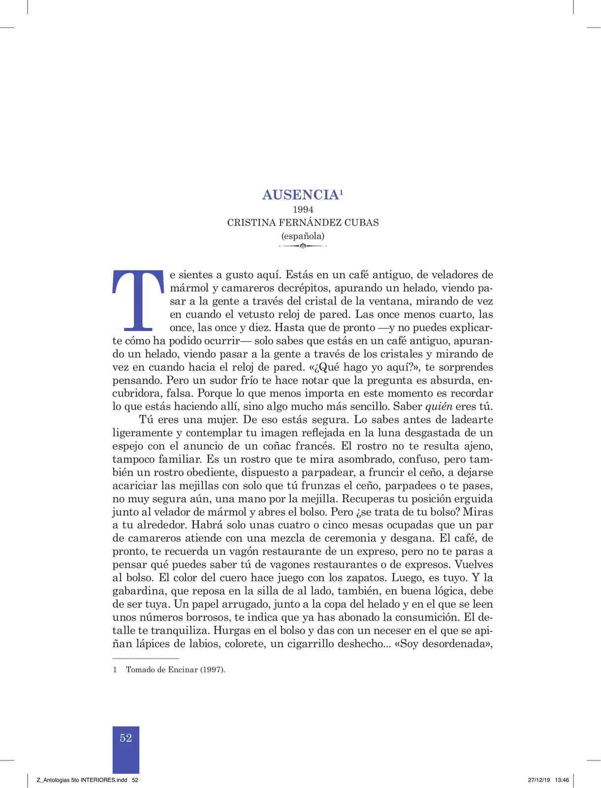 Página 54 de Antología literaria 5 · 2019