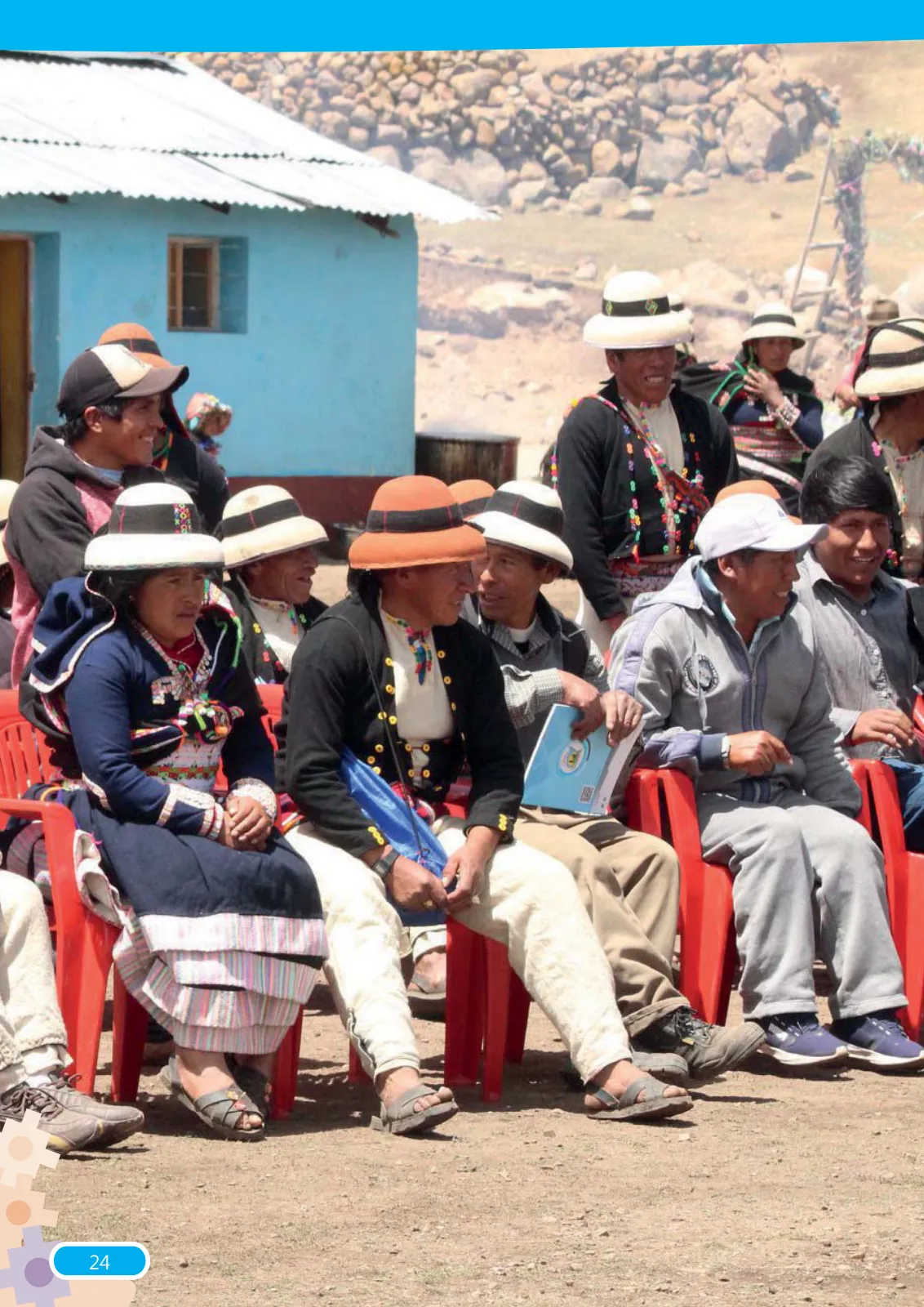 Miniatura página 24 de Guía para el docente sobre el uso del material educativo, Quechua Chanka. Ciclos Inicial e Intermedio, área de Comunicación · 2020